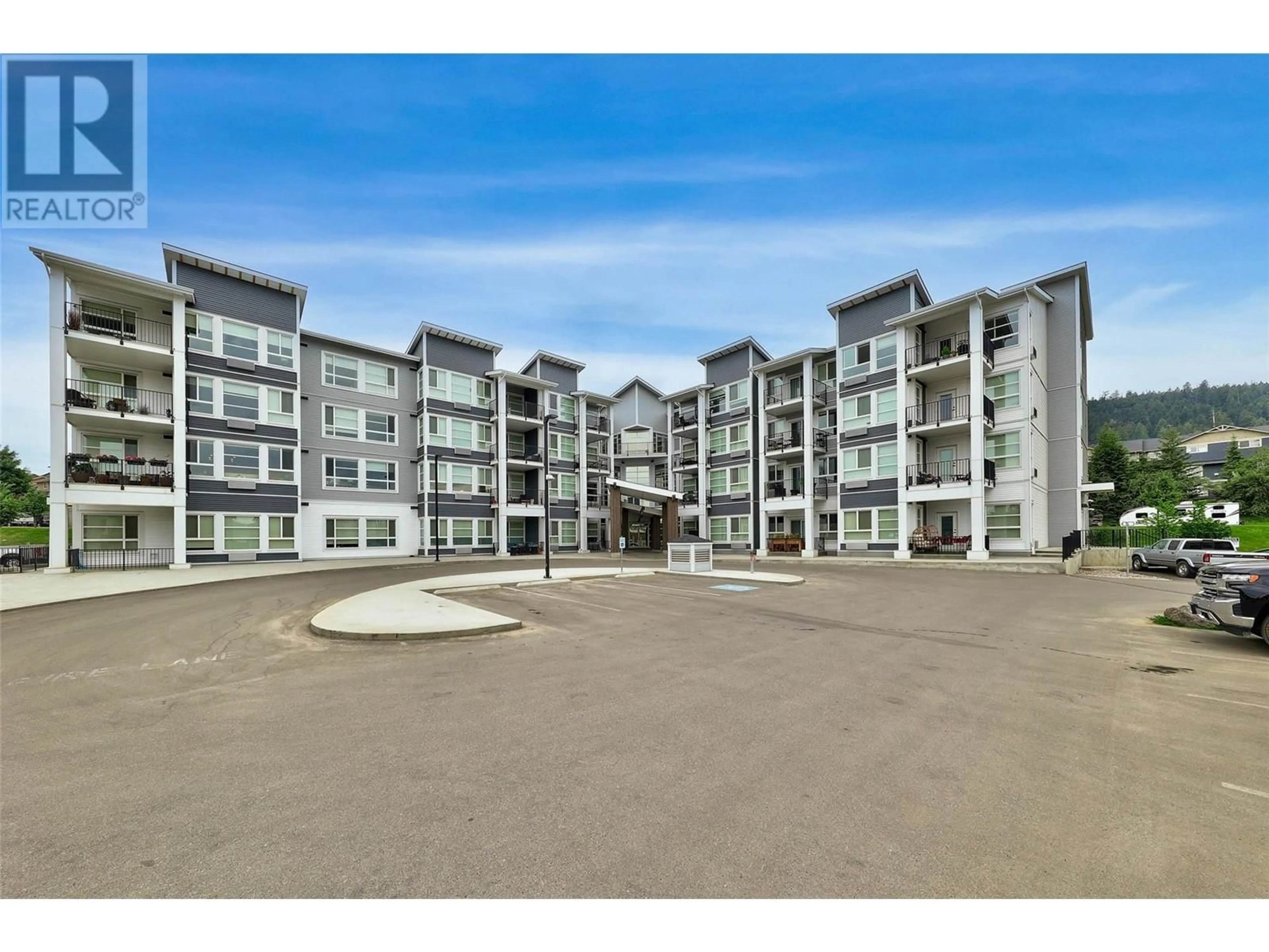 A pic from outside/outdoor area/front of a property/back of a property/a pic from drone, unknown for 410 - 1880 HUGH ALLAN DRIVE, Kamloops British Columbia V1S0E8