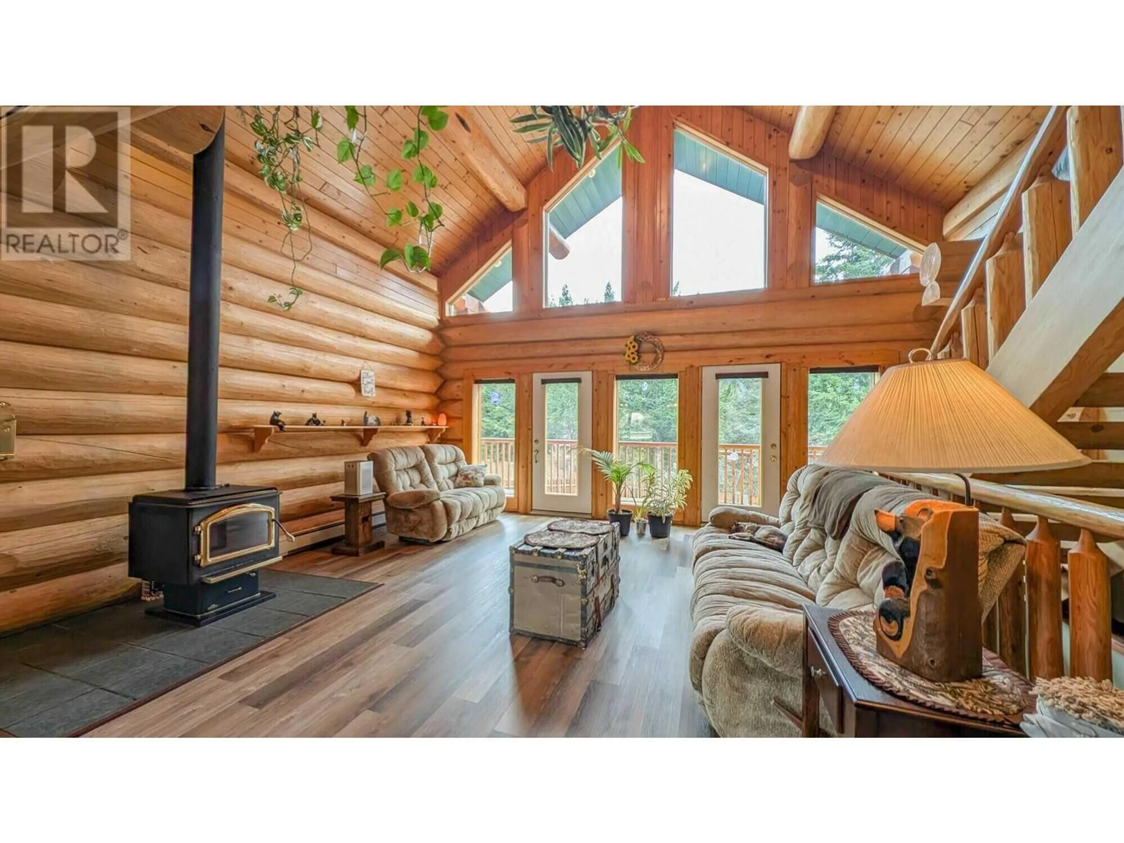 Living room with furniture, wood/laminate floor for 4596 PURCELL DRIVE, Fairmont Hot Springs British Columbia V0B1L2