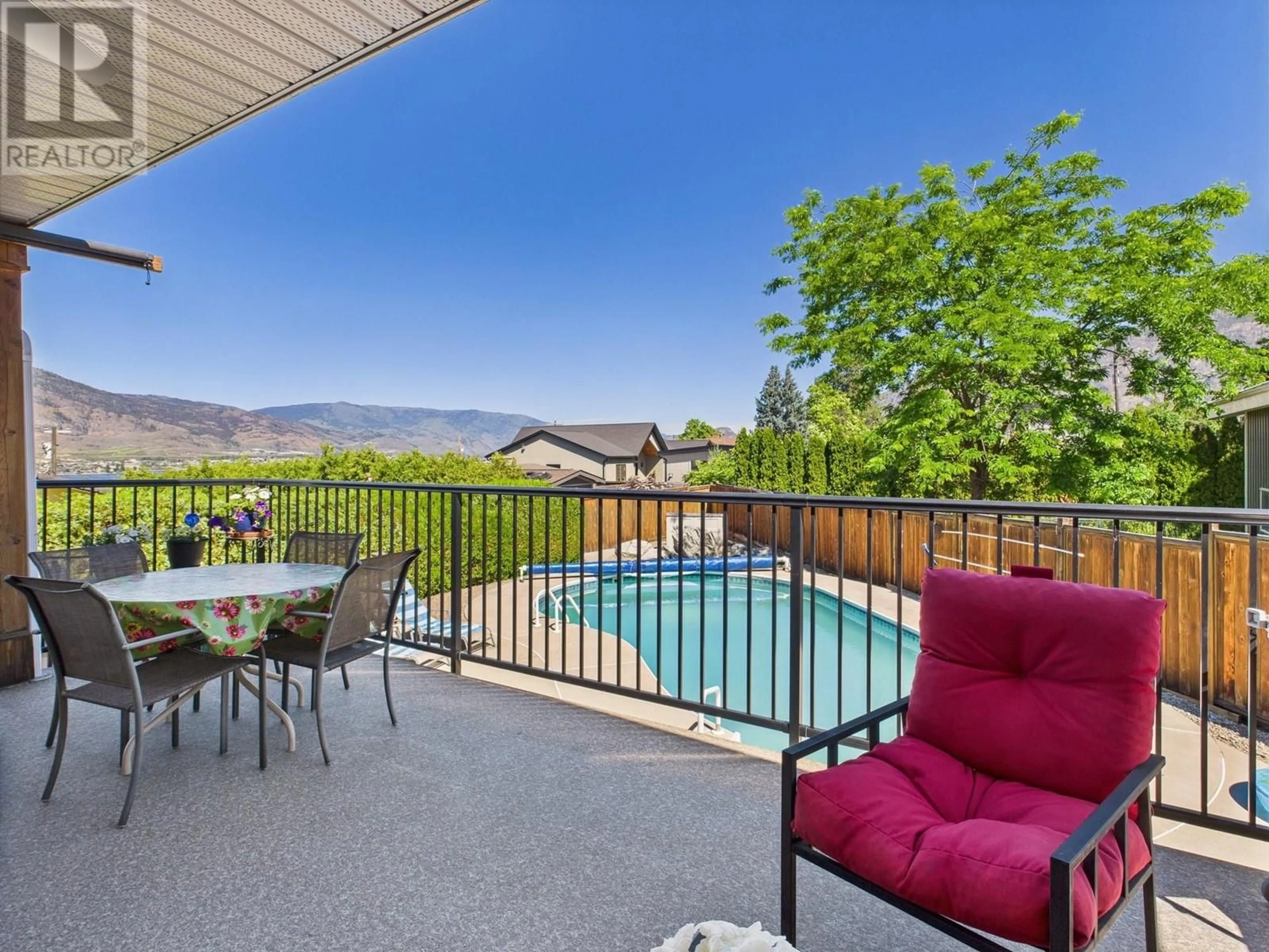 Patio, water/lake/river/ocean view for 3320 36TH AVENUE, Osoyoos British Columbia V0H1V6