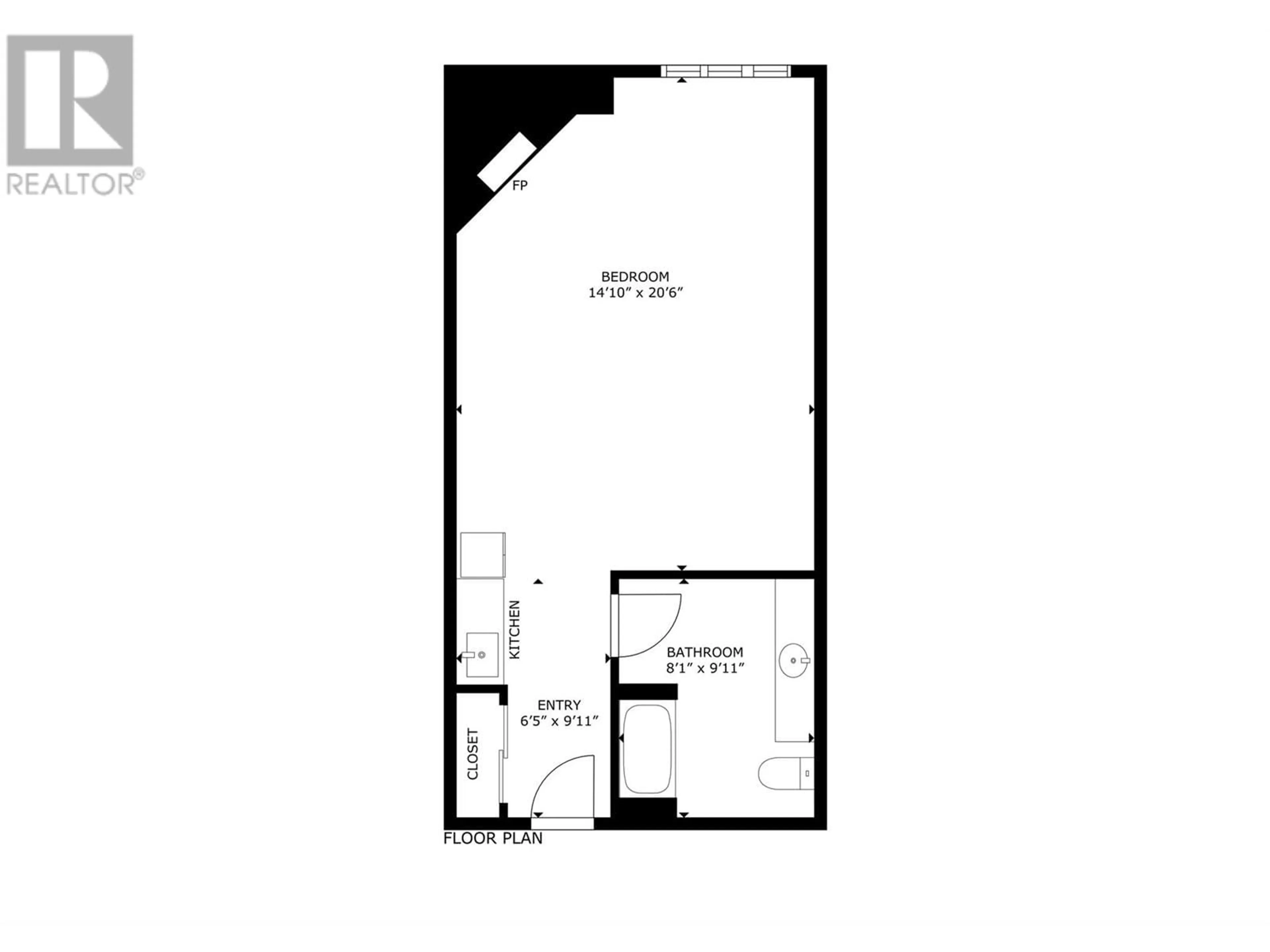 Floor plan for 314 - 5275 BIG WHITE ROAD, Big White British Columbia V1P1P3