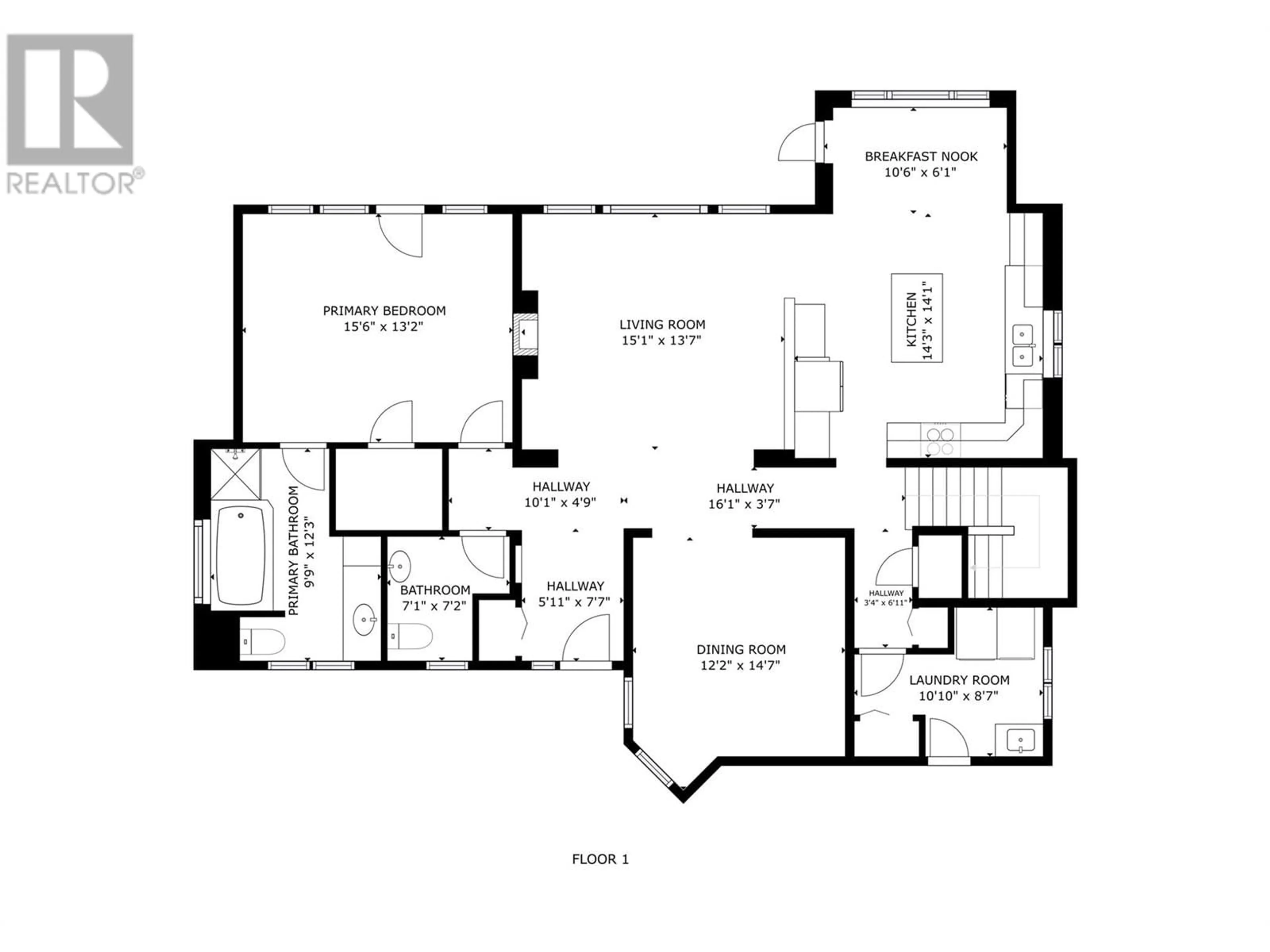 Floor plan for 4352 TURNER ROAD, Kelowna British Columbia V1W1R5