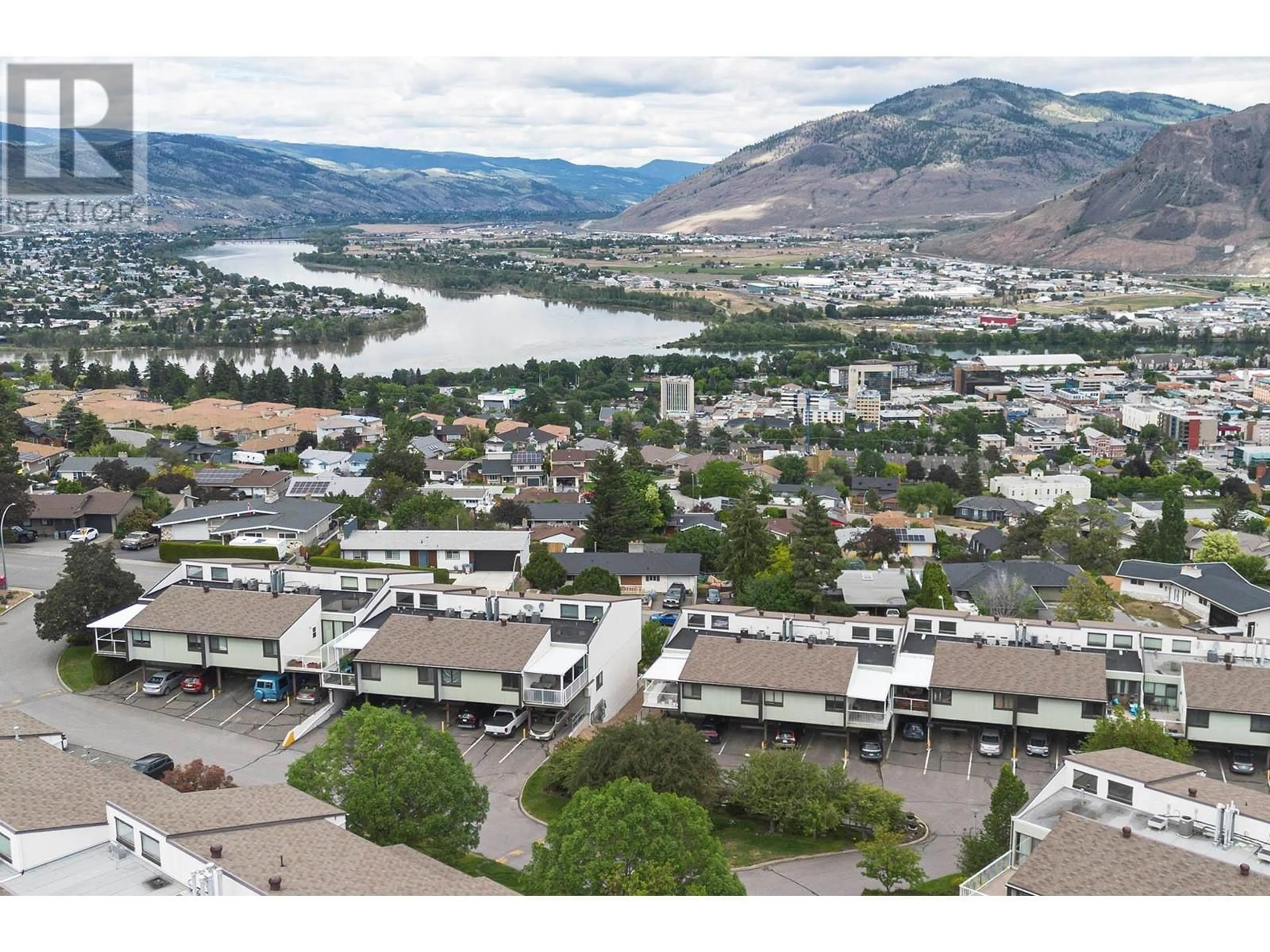 A pic from outside/outdoor area/front of a property/back of a property/a pic from drone, mountain view for 20 - 137 MCGILL ROAD, Kamloops British Columbia V2B1L9