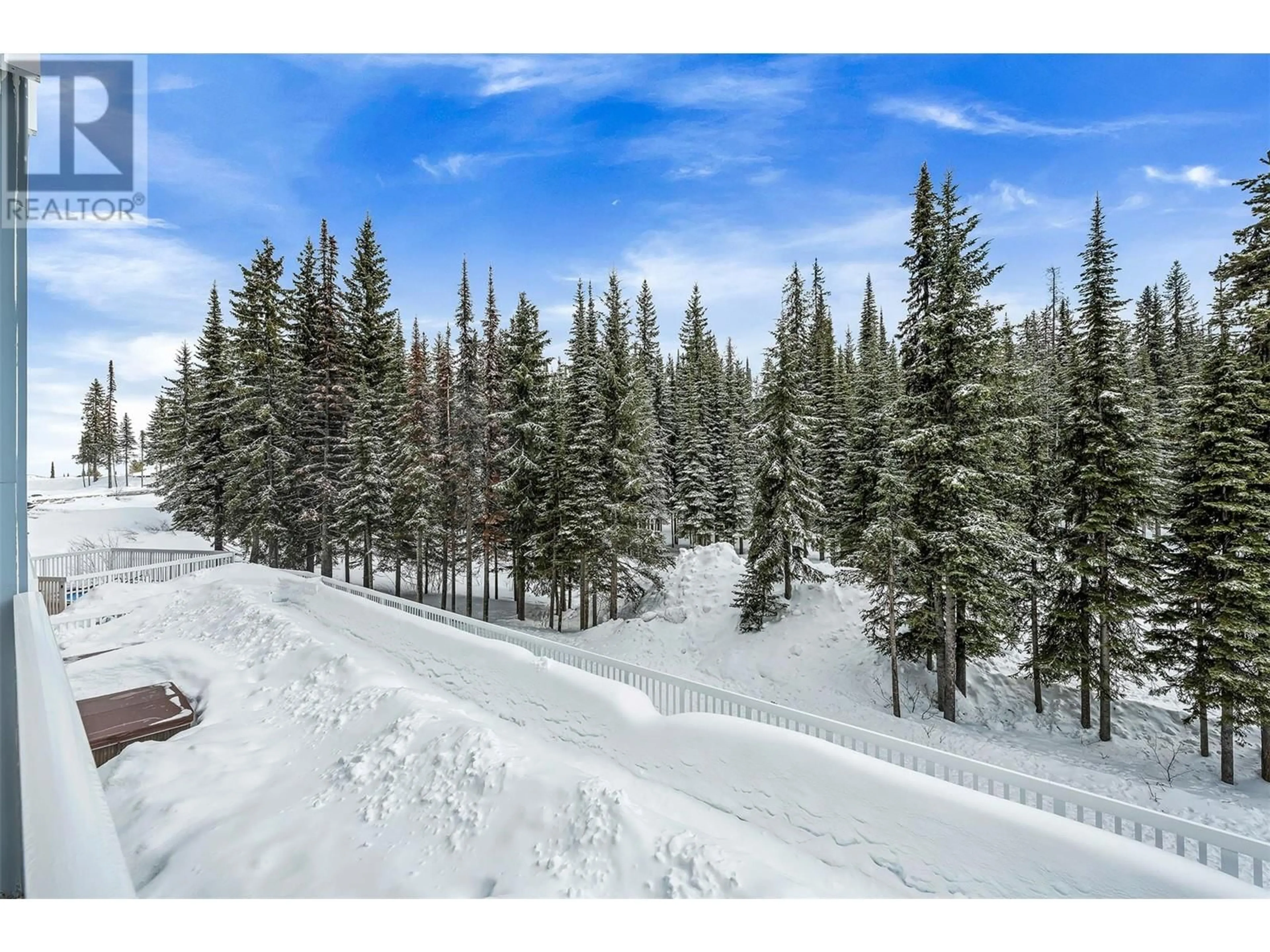A pic from outside/outdoor area/front of a property/back of a property/a pic from drone, forest/trees view for 212 - 30 MONASHEE ROAD, Silver Star British Columbia V1B3M1
