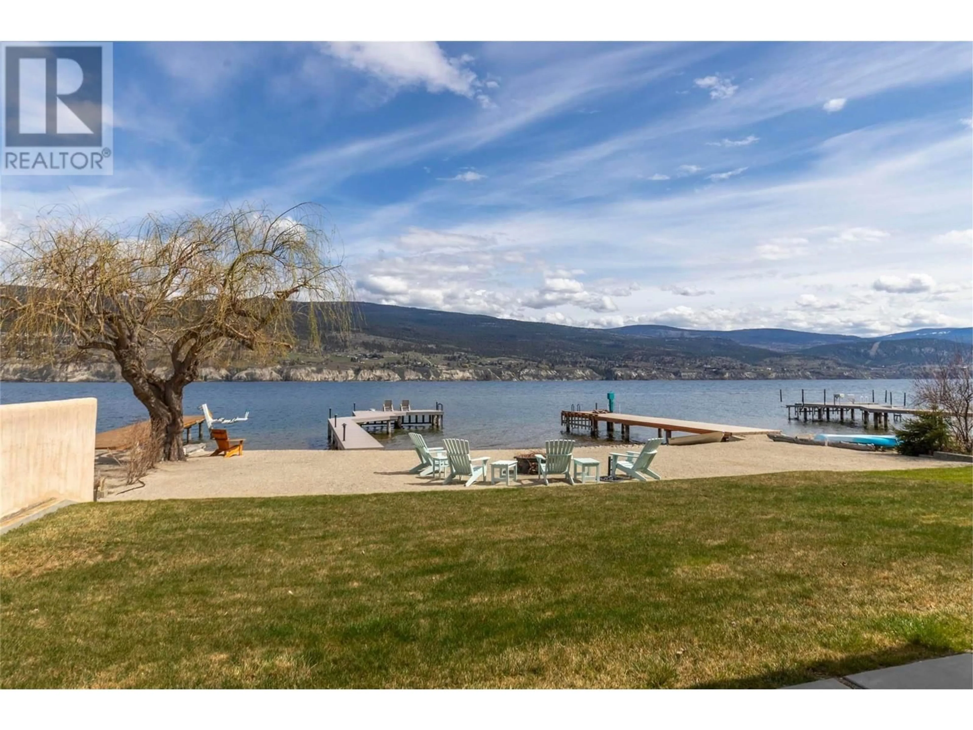 Patio, water/lake/river/ocean view for 5818 DALE AVENUE, Summerland British Columbia V0H1Z9