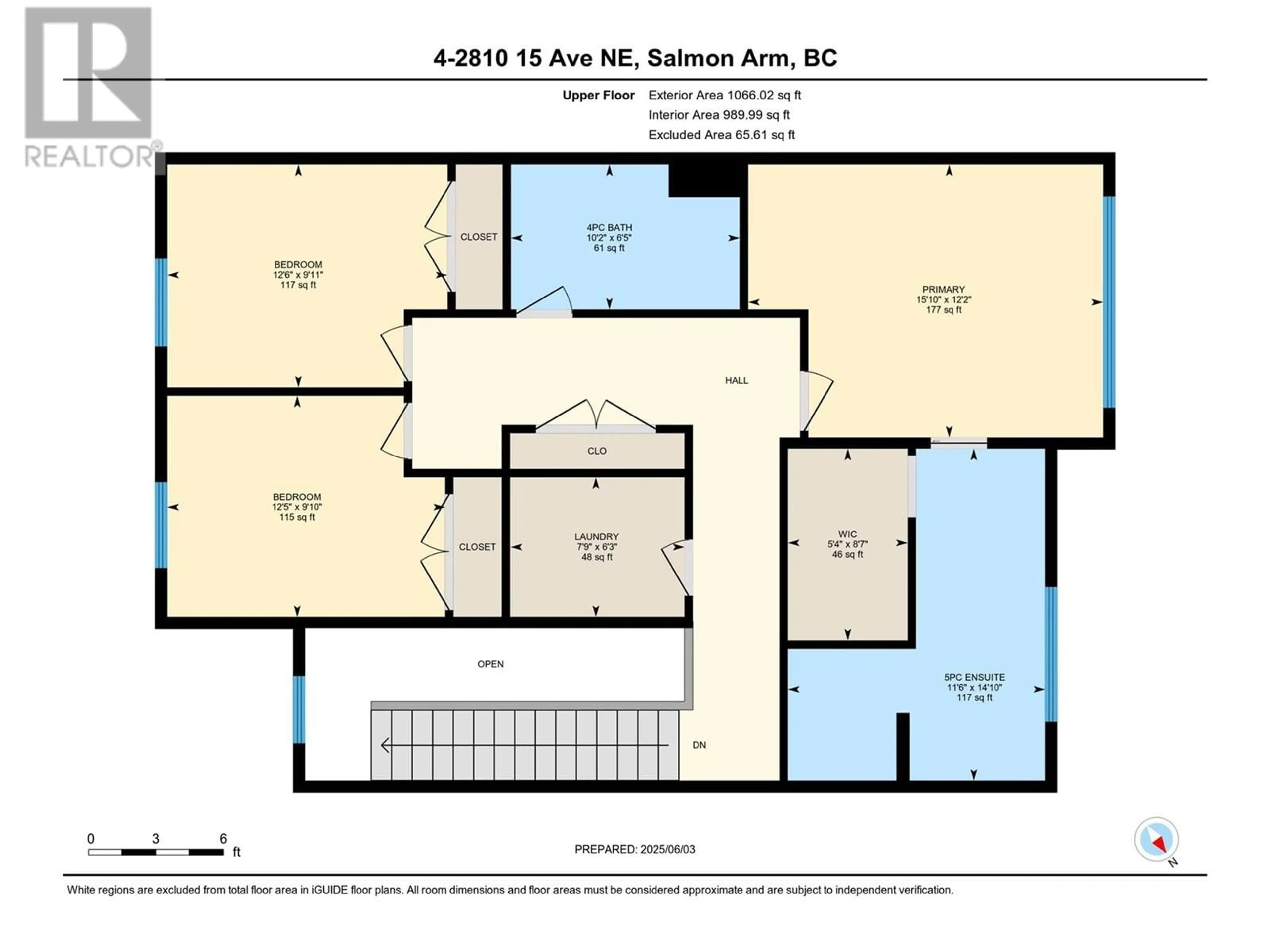 Floor plan for 4 - 2810 15 AVENUE NORTHEAST, Salmon Arm British Columbia V1E0G2