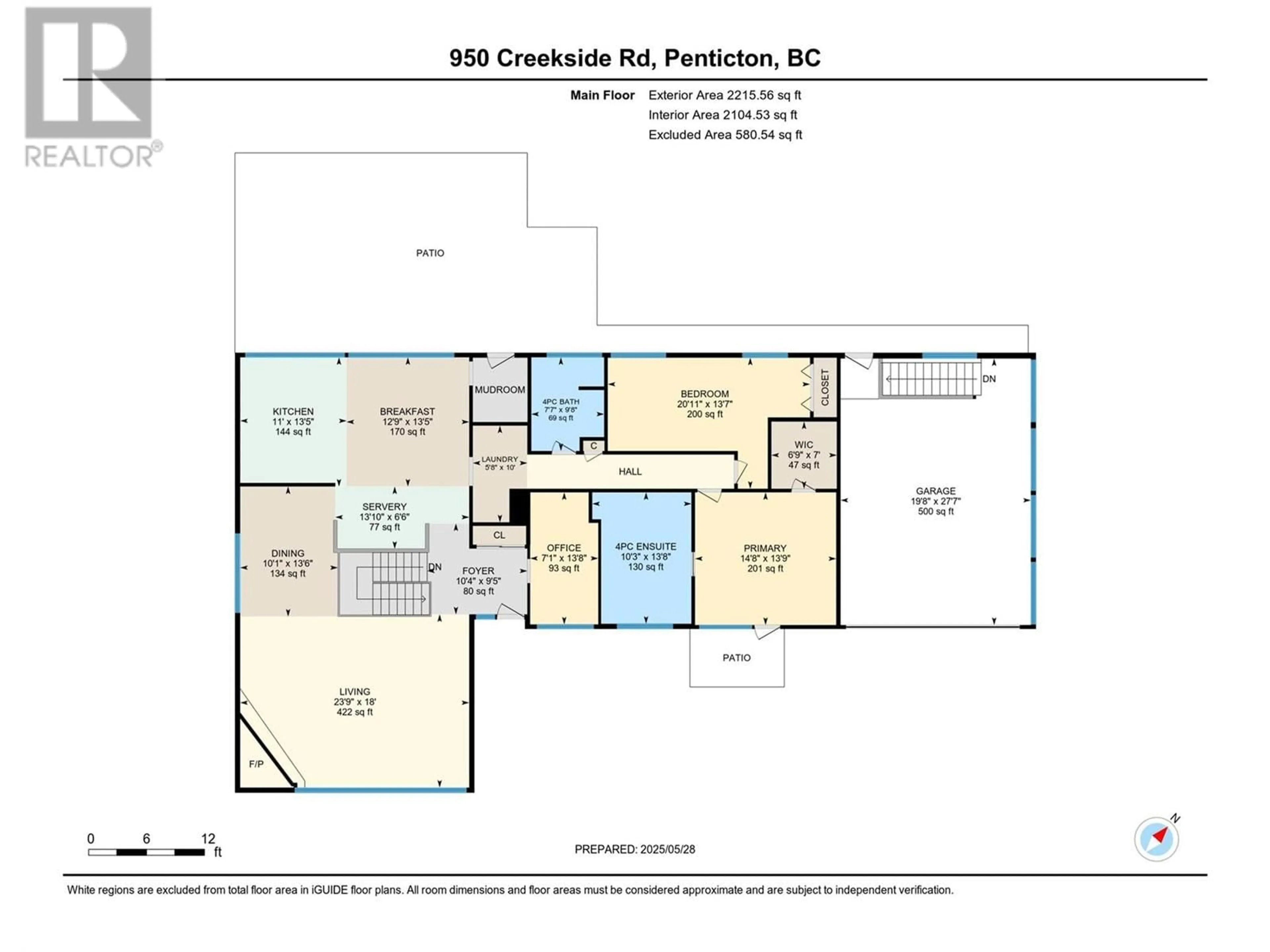 Floor plan for 950 CREEKSIDE ROAD, Penticton British Columbia V2A2C4