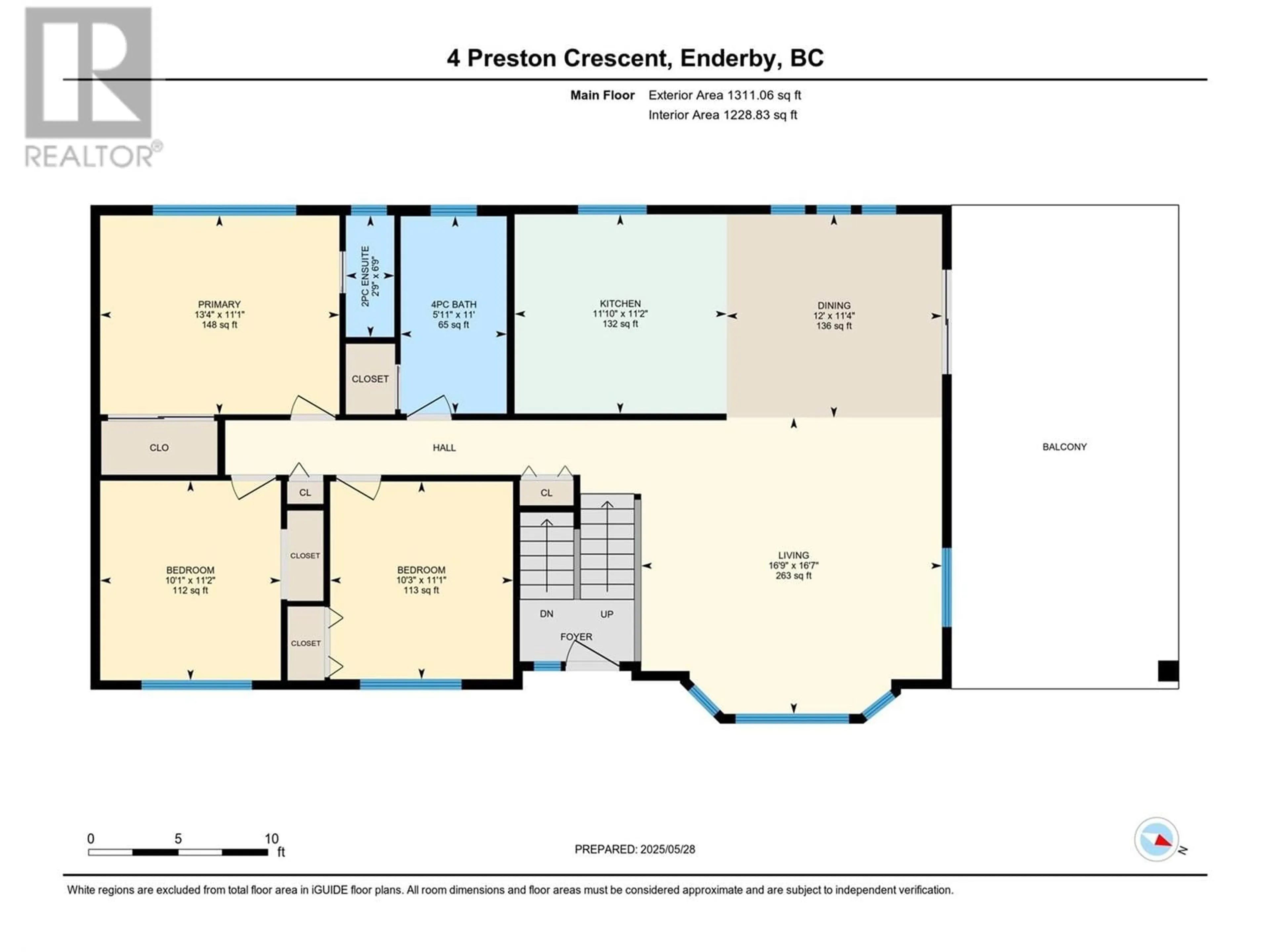 Floor plan for 4 PRESTON CRESCENT, Enderby British Columbia V4Y4C5