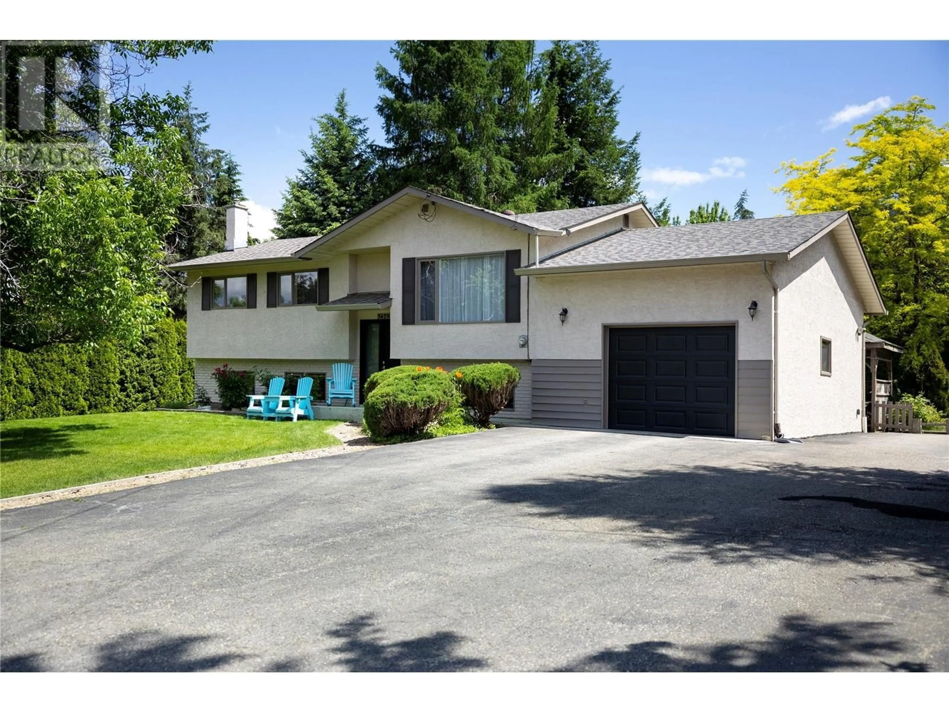 Home with vinyl exterior material, street for 3429 LARCH DRIVE, Spallumcheen British Columbia V4Y0S8