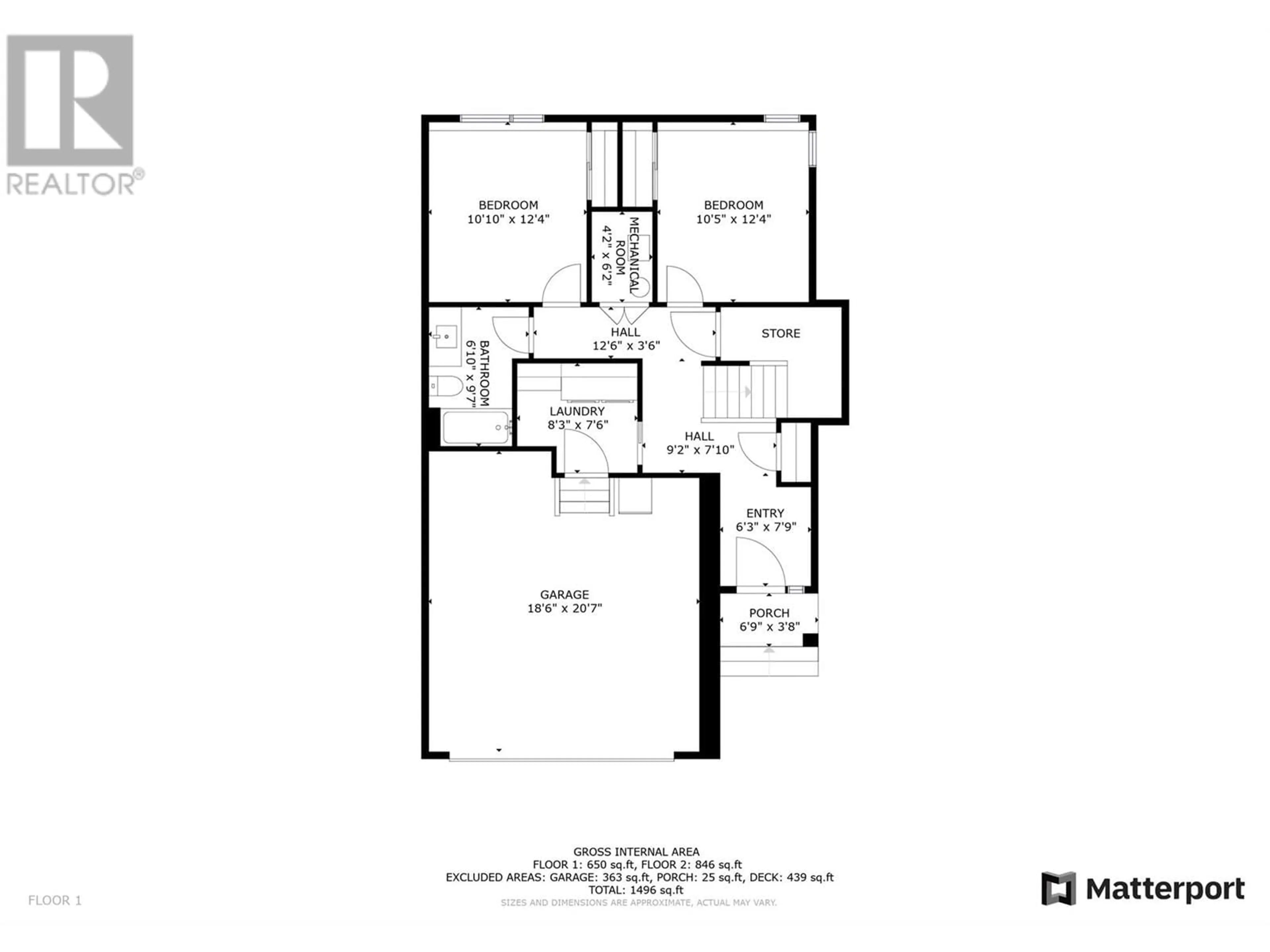 Floor plan for 3385 LAVENDER LANE, Kelowna British Columbia V1V0C6