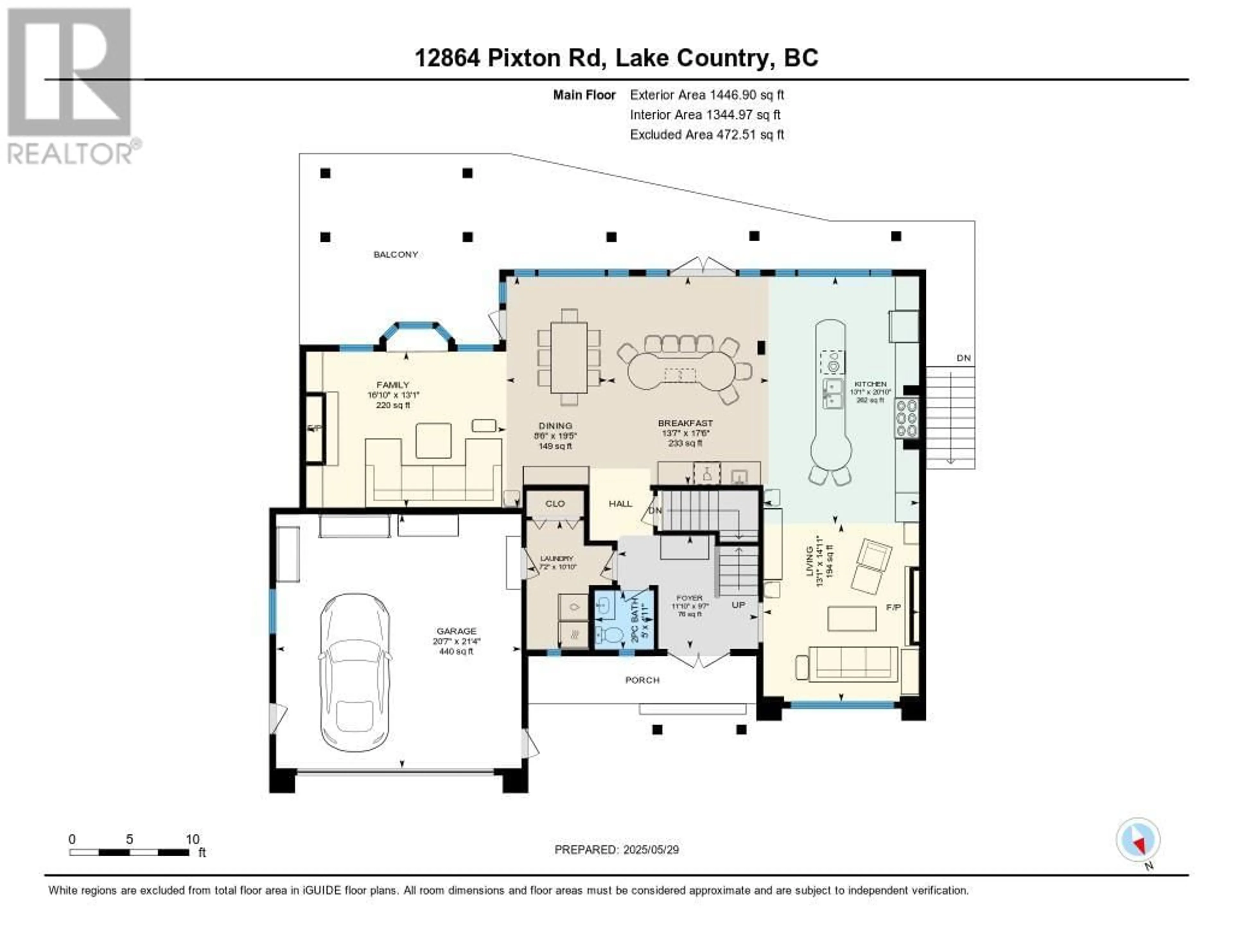 Floor plan for 12864 PIXTON ROAD, Lake Country British Columbia V4V1C9