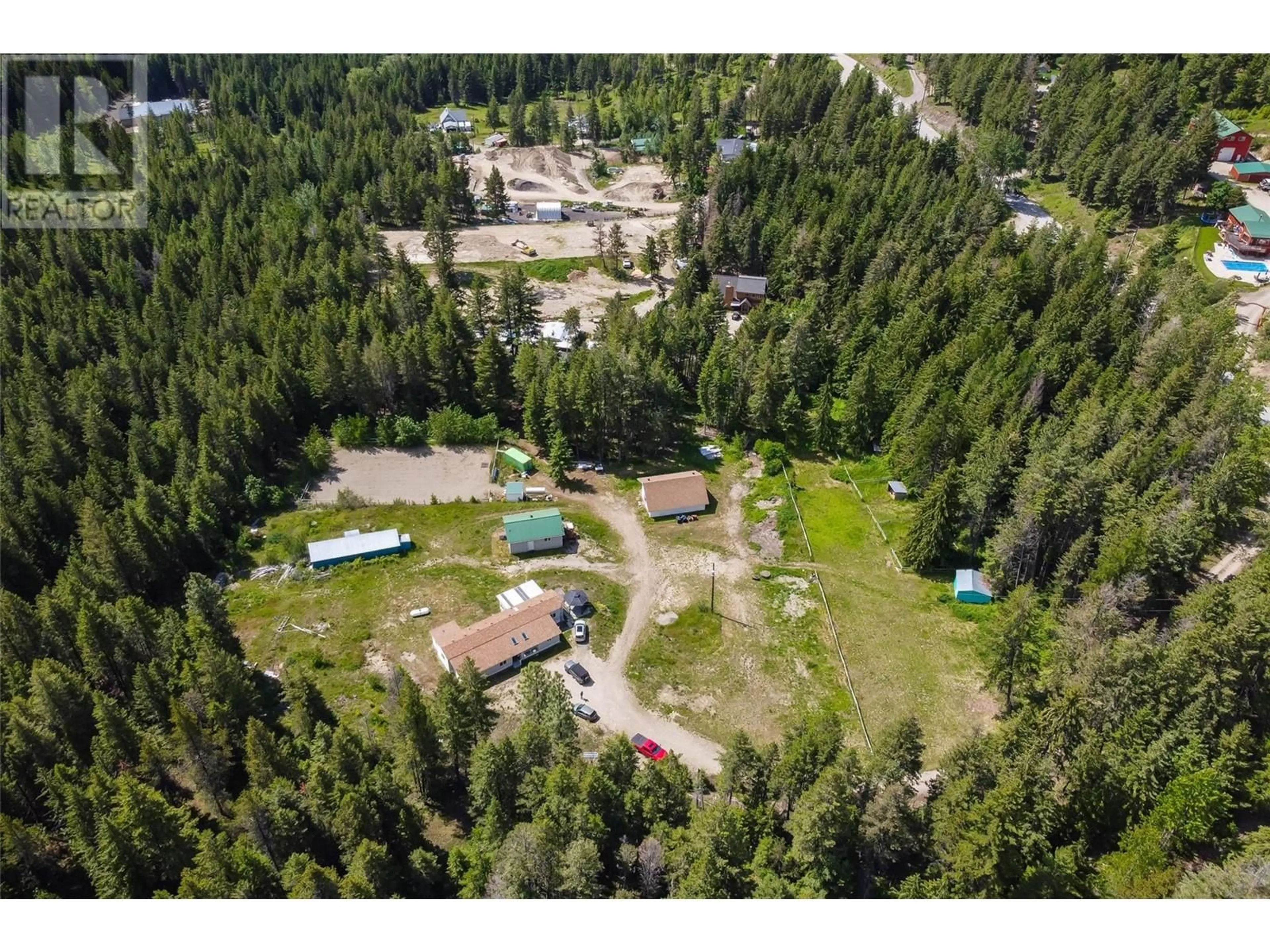 A pic from outside/outdoor area/front of a property/back of a property/a pic from drone, mountain view for 1881 CARDINAL CREEK ROAD, Kelowna British Columbia V1P1J3