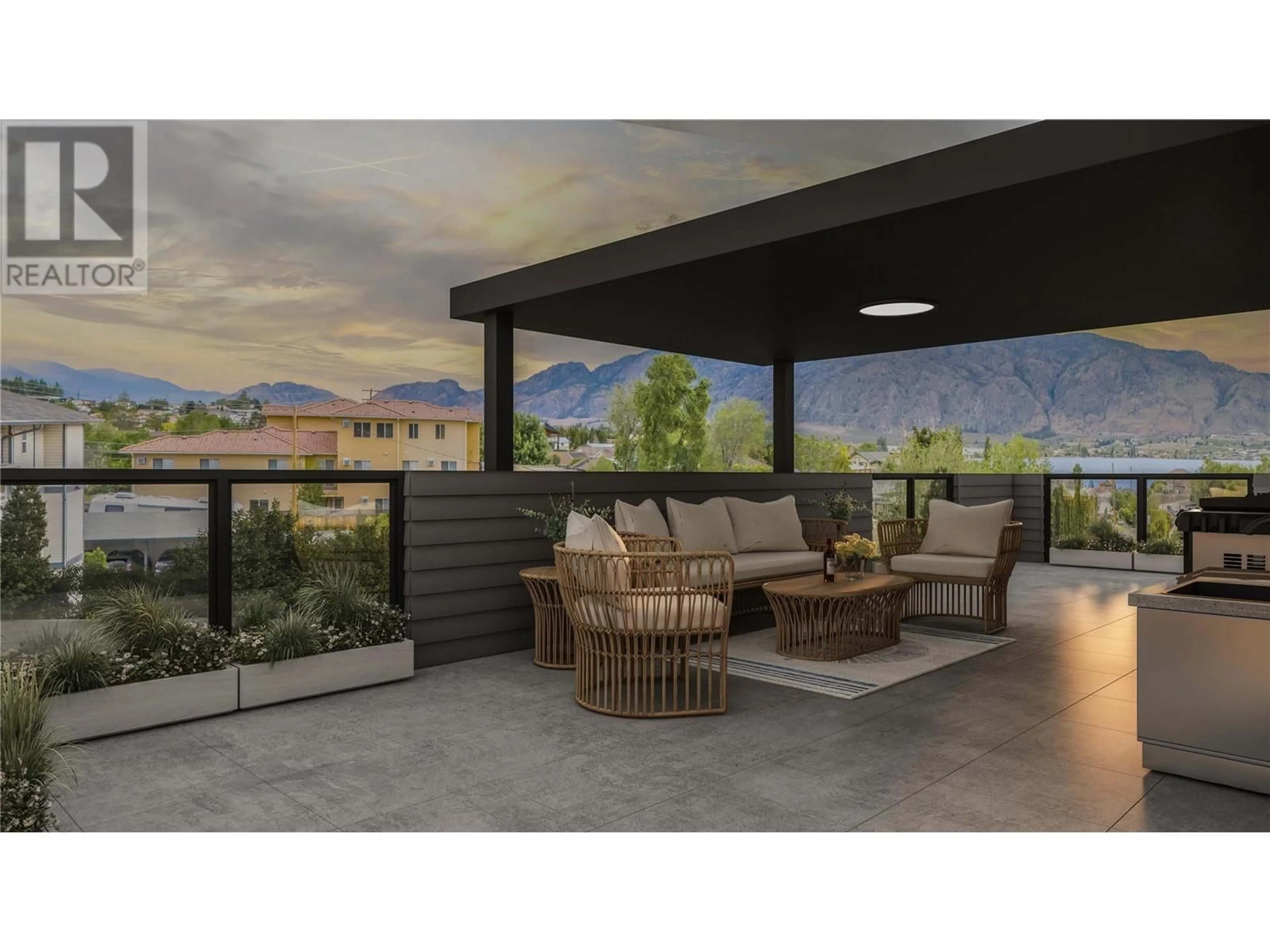 Patio, mountain view for 16 - 4601 97TH STREET, Osoyoos British Columbia V0H1V1