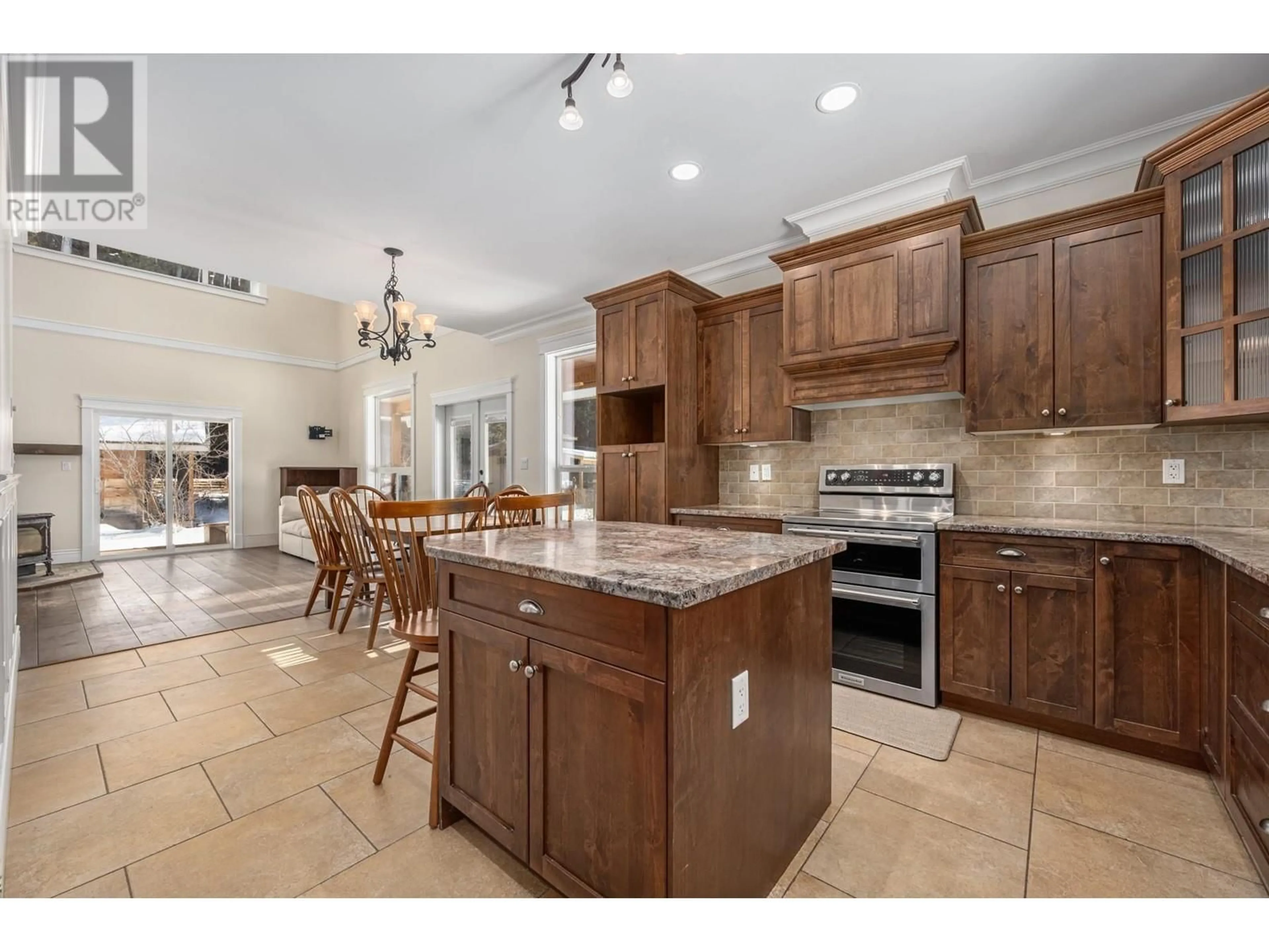 Open concept kitchen, ceramic/tile floor for 2331 PRINCETON SUMMERLAND ROAD, Princeton British Columbia V0X1W0