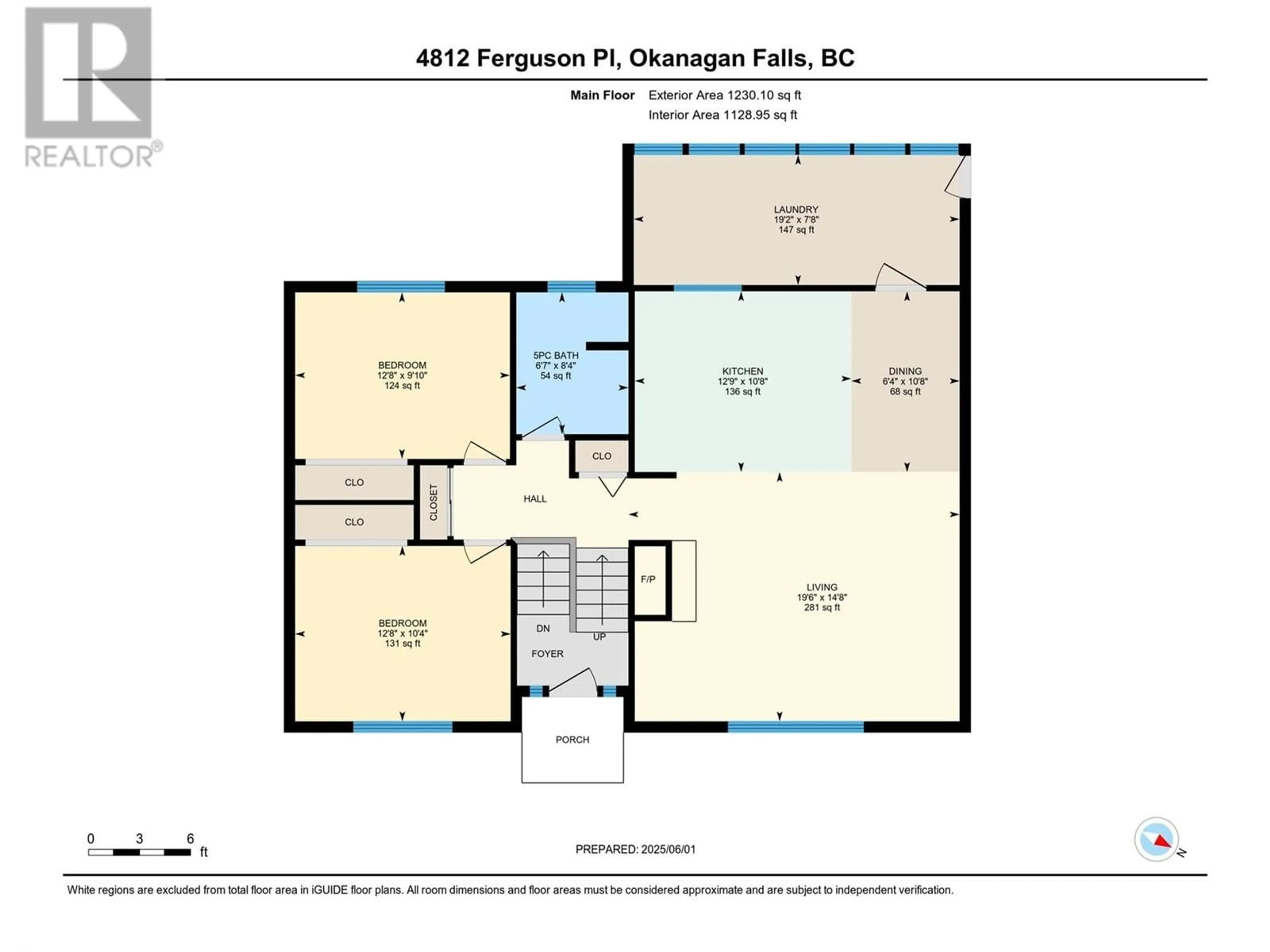 Floor plan for 4812 FERGUSON PLACE, Okanagan Falls British Columbia V0H1R2