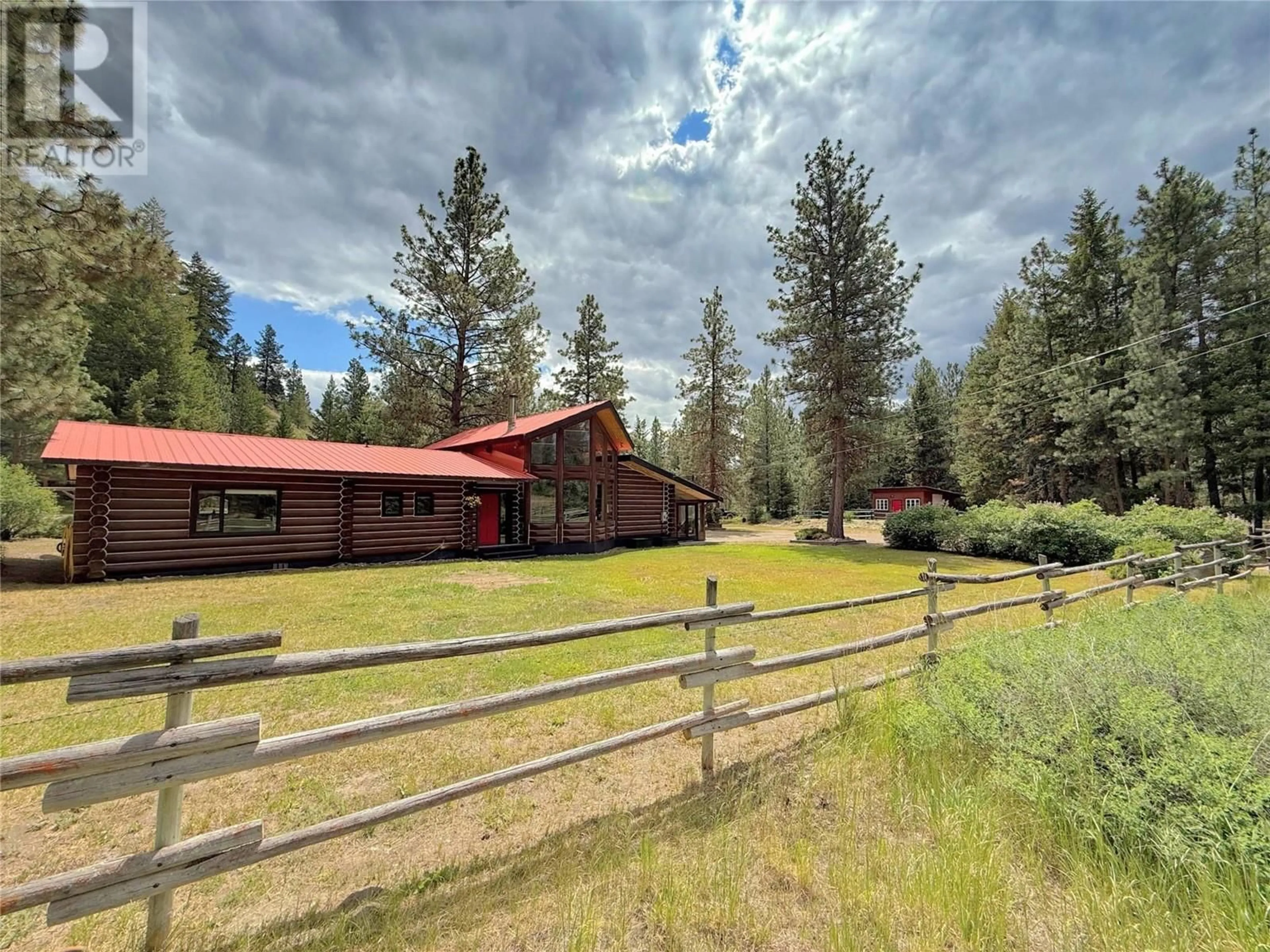 A pic from outside/outdoor area/front of a property/back of a property/a pic from drone, mountain view for 1035 HIGHWAY 5A OTHER, Princeton British Columbia V0X1W0
