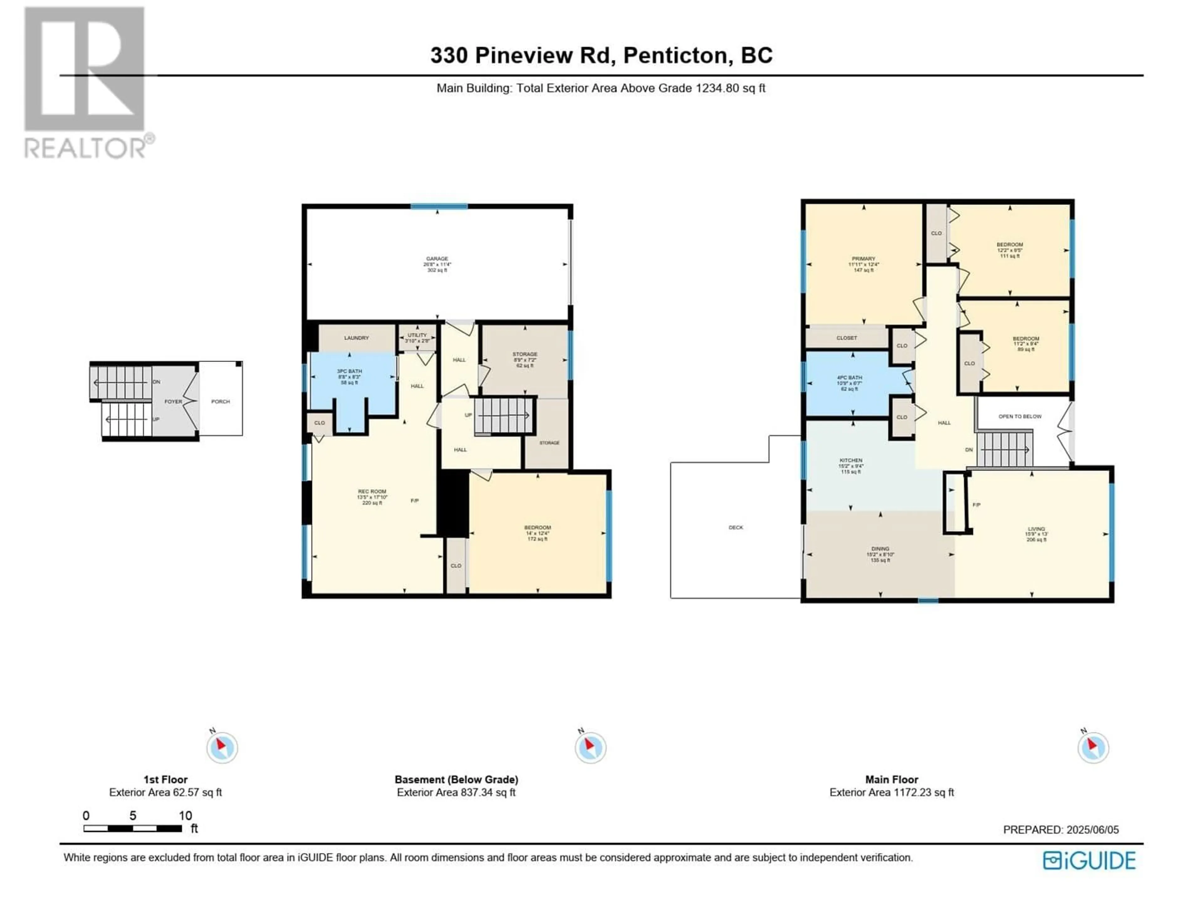 Floor plan for 330 PINEVIEW ROAD, Penticton British Columbia V2A7S1