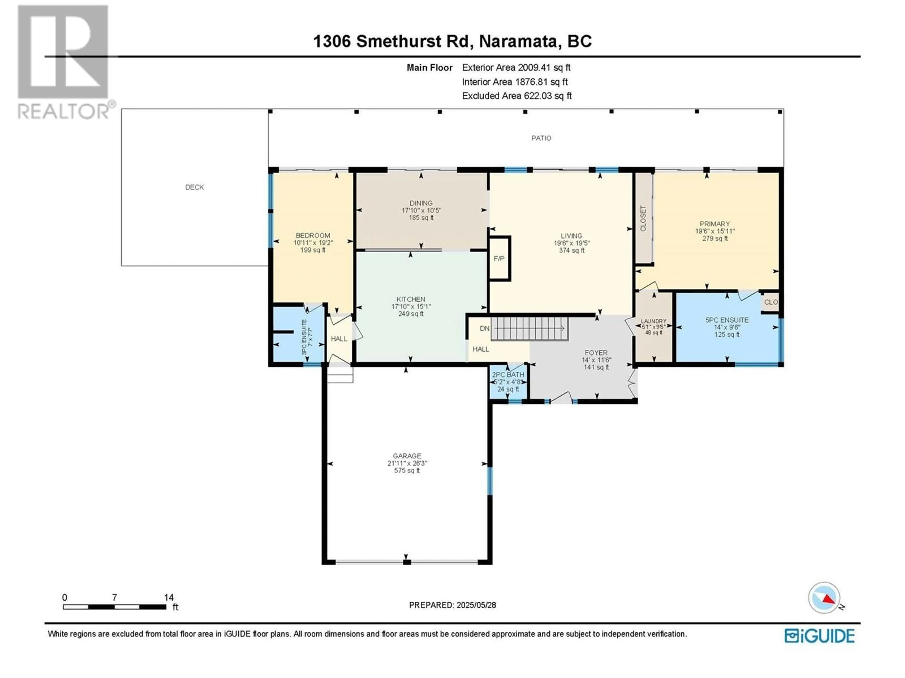 Floor plan for 1306 SMETHURST ROAD, Naramata British Columbia V0H1N0
