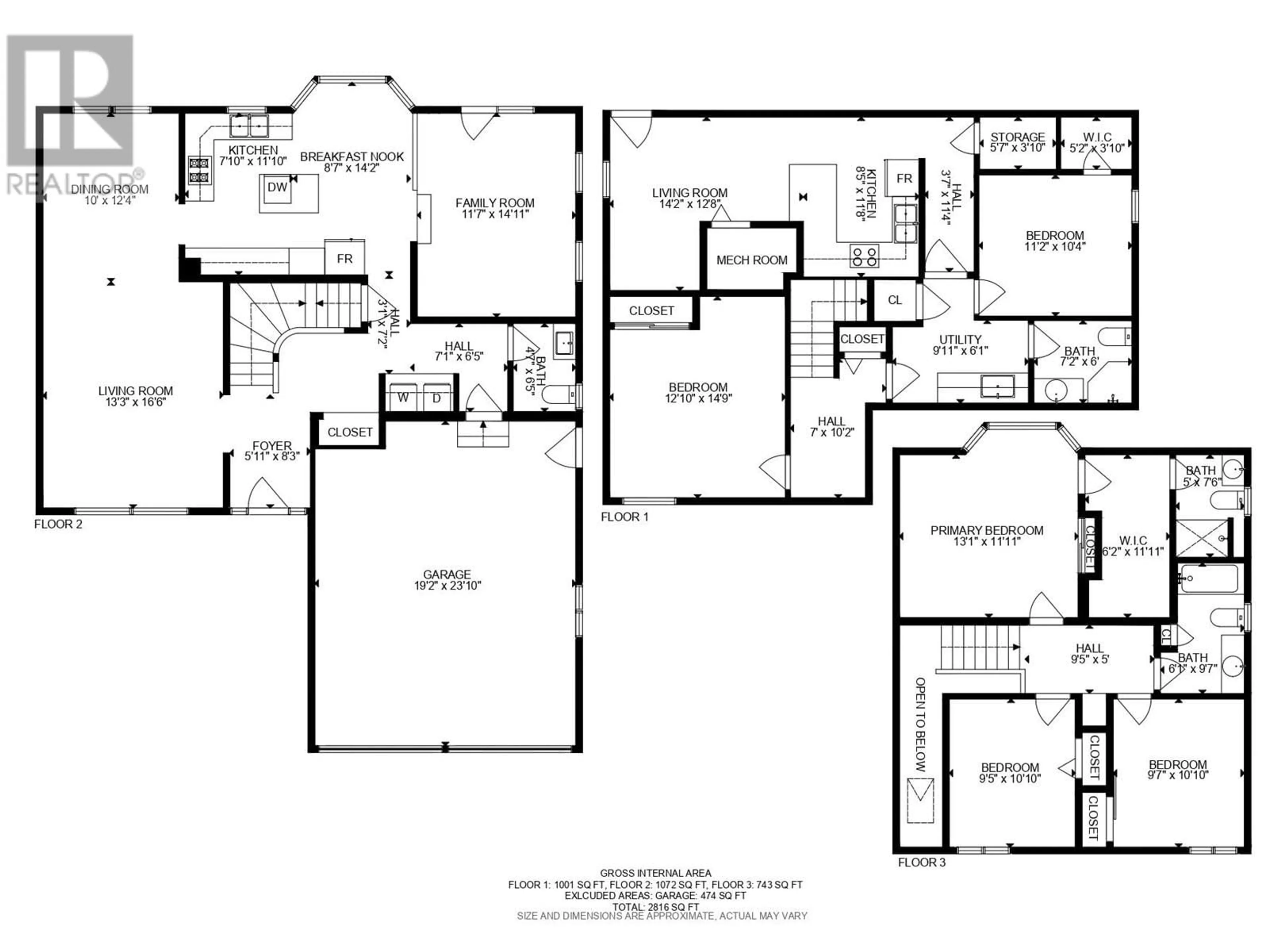 Floor plan for 755 ROBSON DRIVE, Kamloops British Columbia V2E2G7