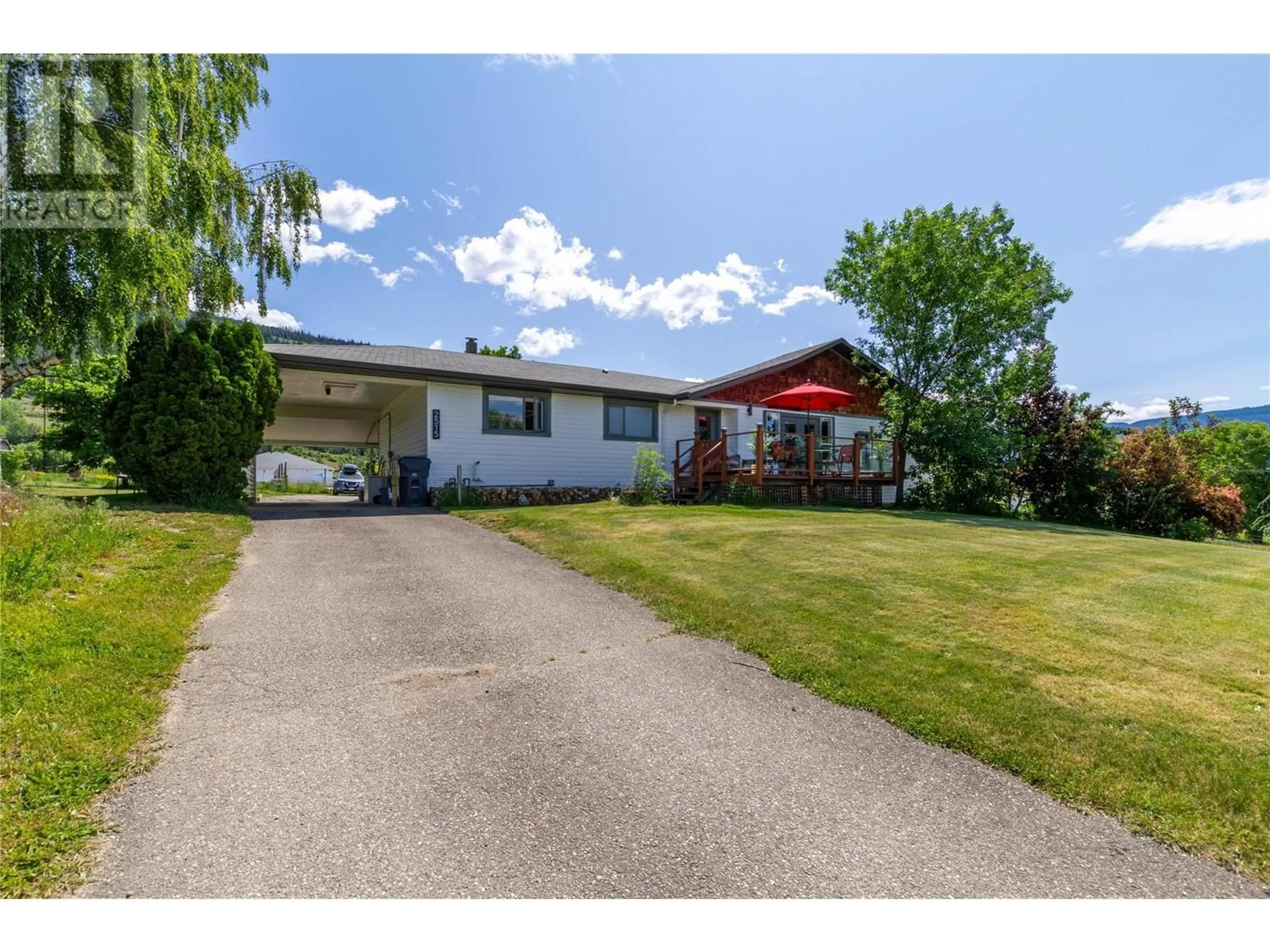 A pic from outside/outdoor area/front of a property/back of a property/a pic from drone, unknown for 2515 EAST VERNON ROAD, Vernon British Columbia V1B3H5