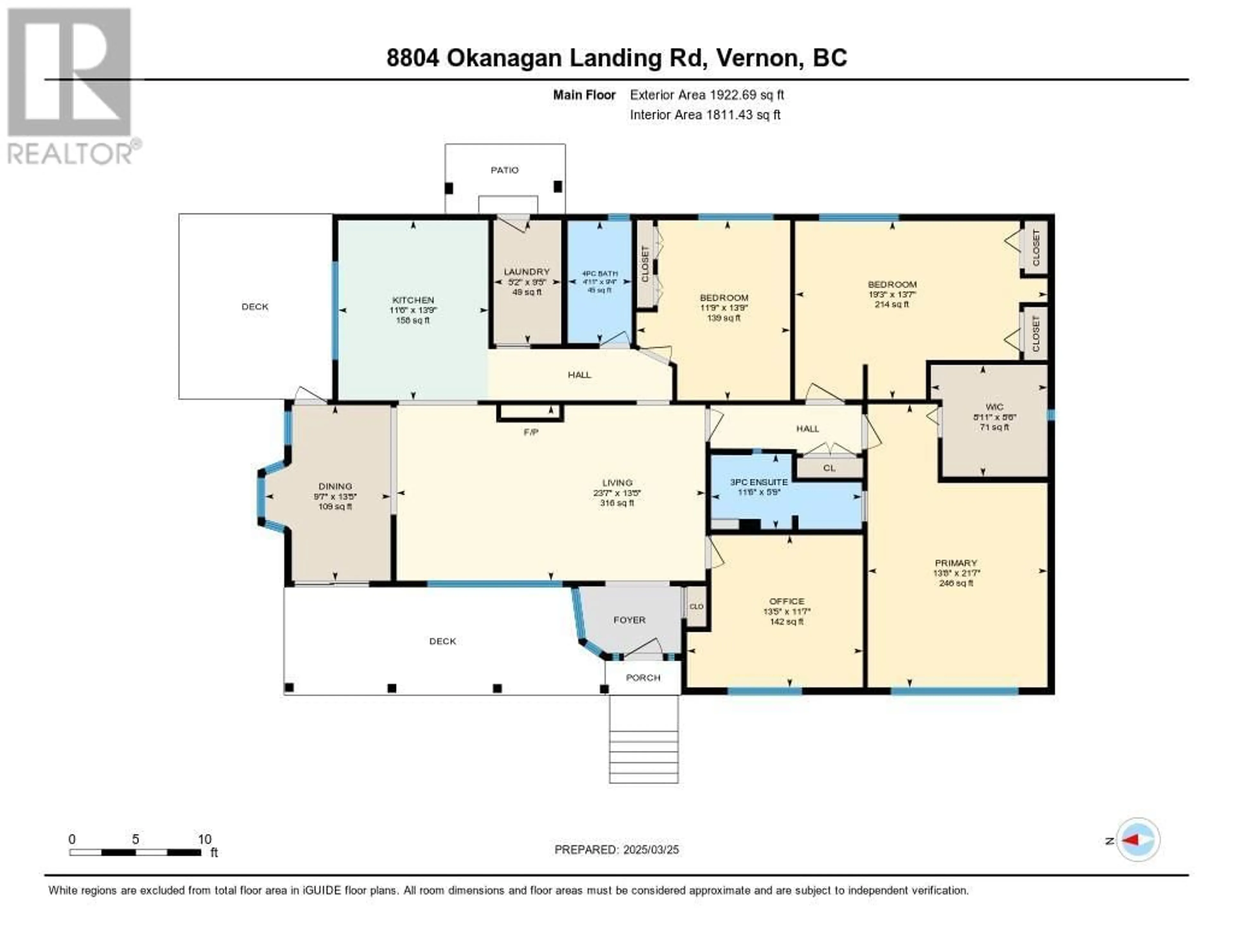 Floor plan for 8804 OKANAGAN LANDING ROAD, Vernon British Columbia V1H1J9