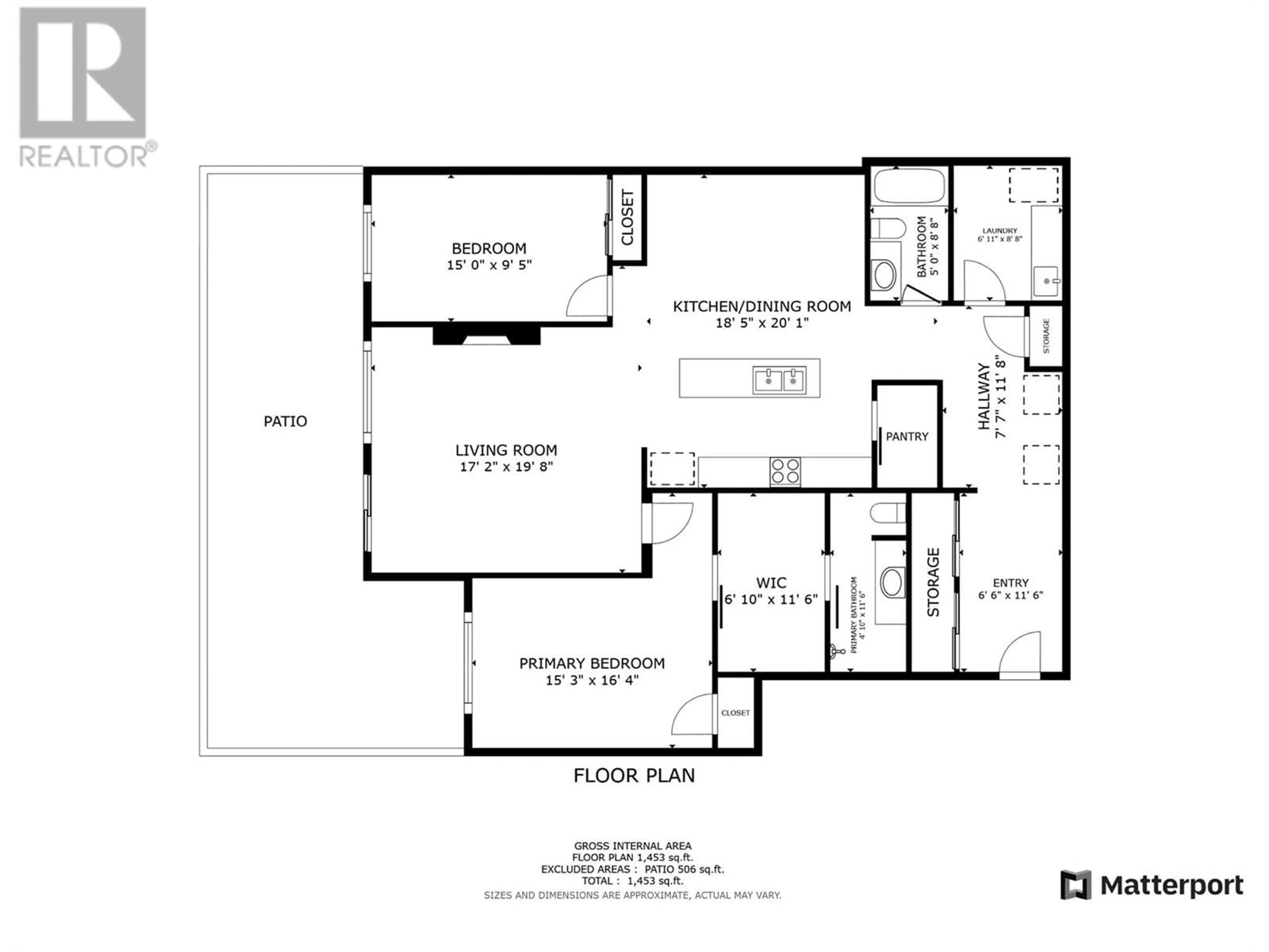 Floor plan for 202 - 131 HARBOURFRONT DRIVE NORTHEAST, Salmon Arm British Columbia V1E0G4