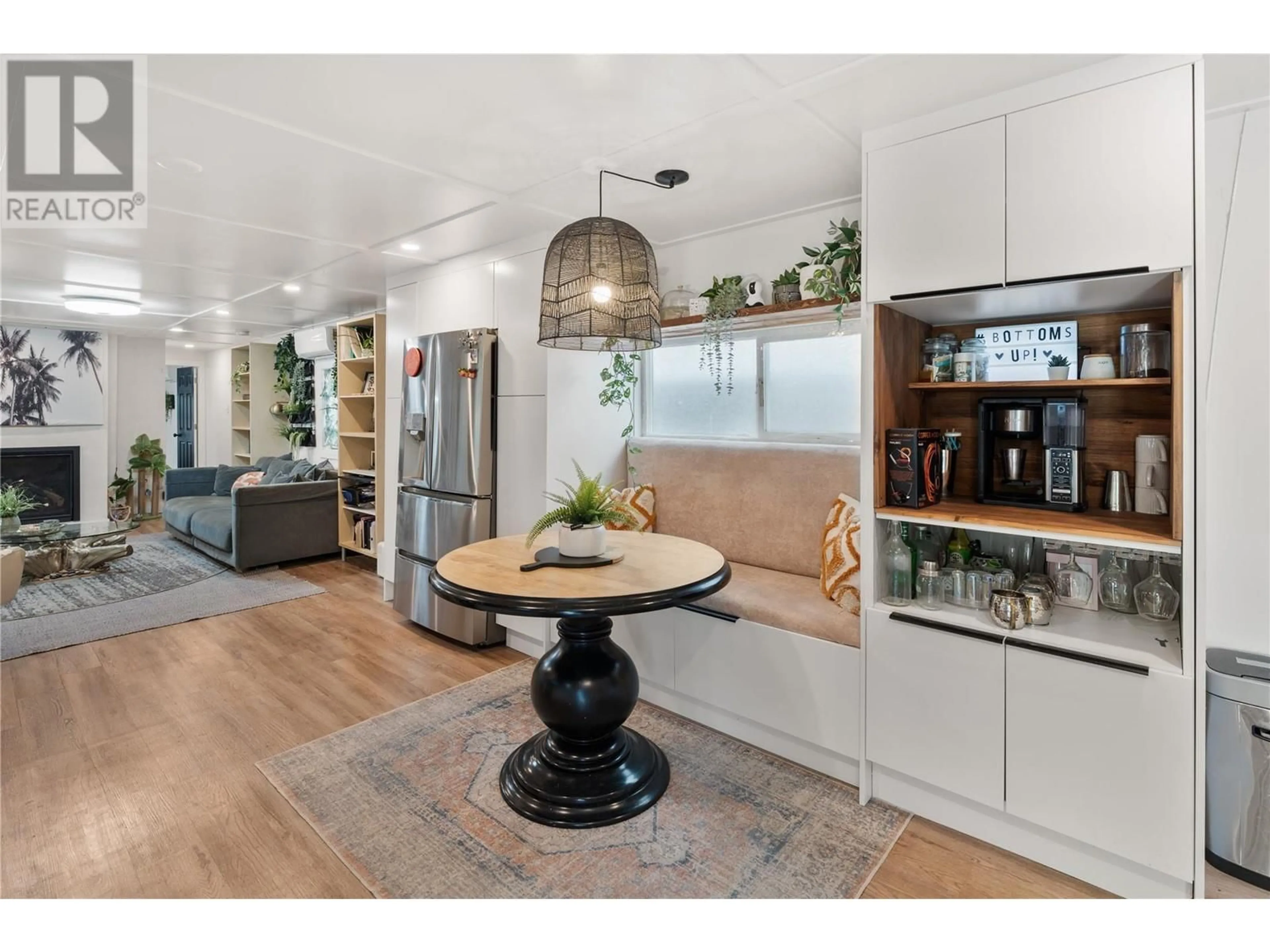 Open concept kitchen, wood/laminate floor for 9A - 1375 GREEN BAY ROAD, West Kelowna British Columbia V4T2B8
