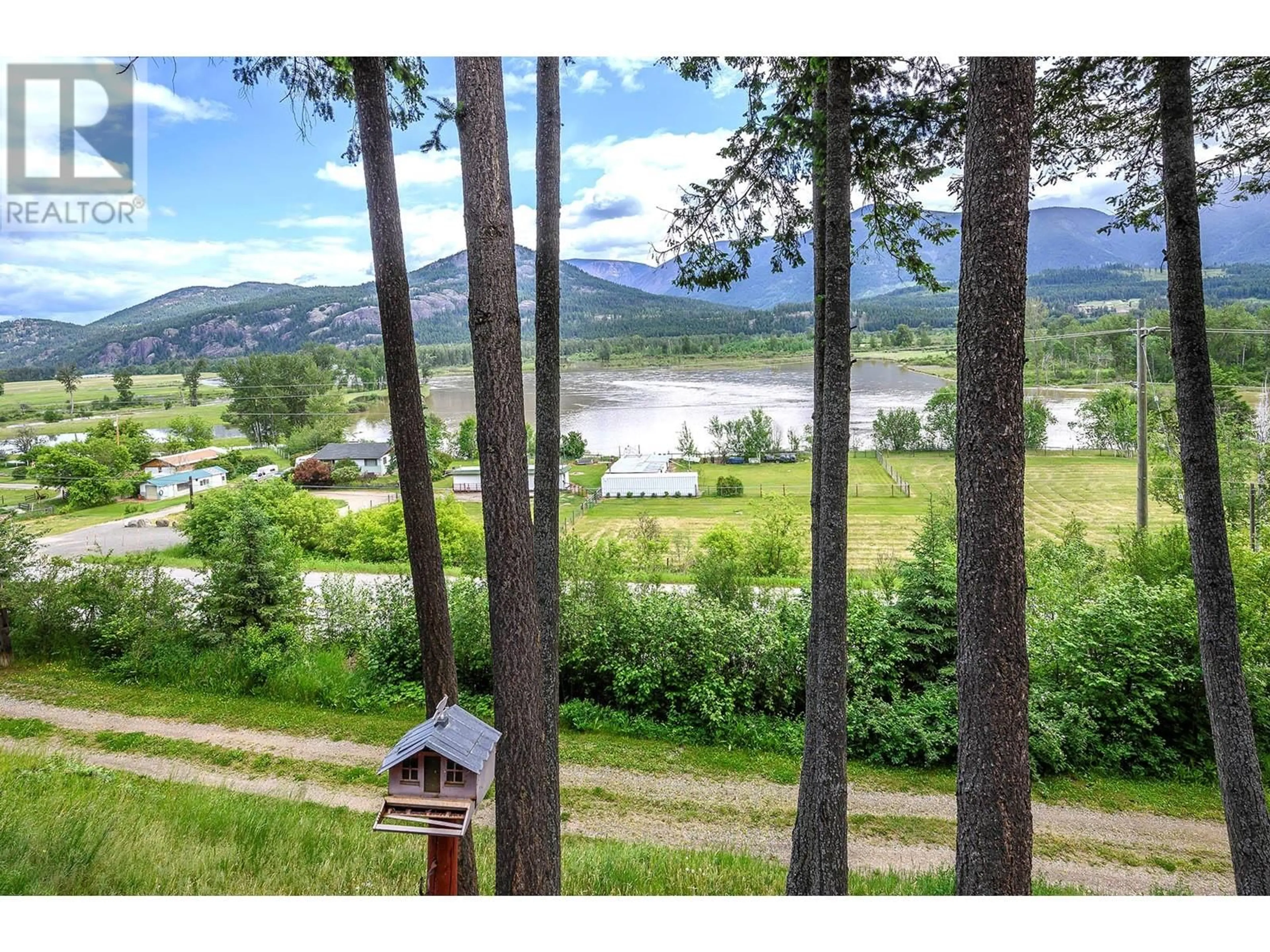 A pic from outside/outdoor area/front of a property/back of a property/a pic from drone, water/lake/river/ocean view for 8489 YELLOWHEAD HIGHWAY, Little Fort British Columbia V0E1R0