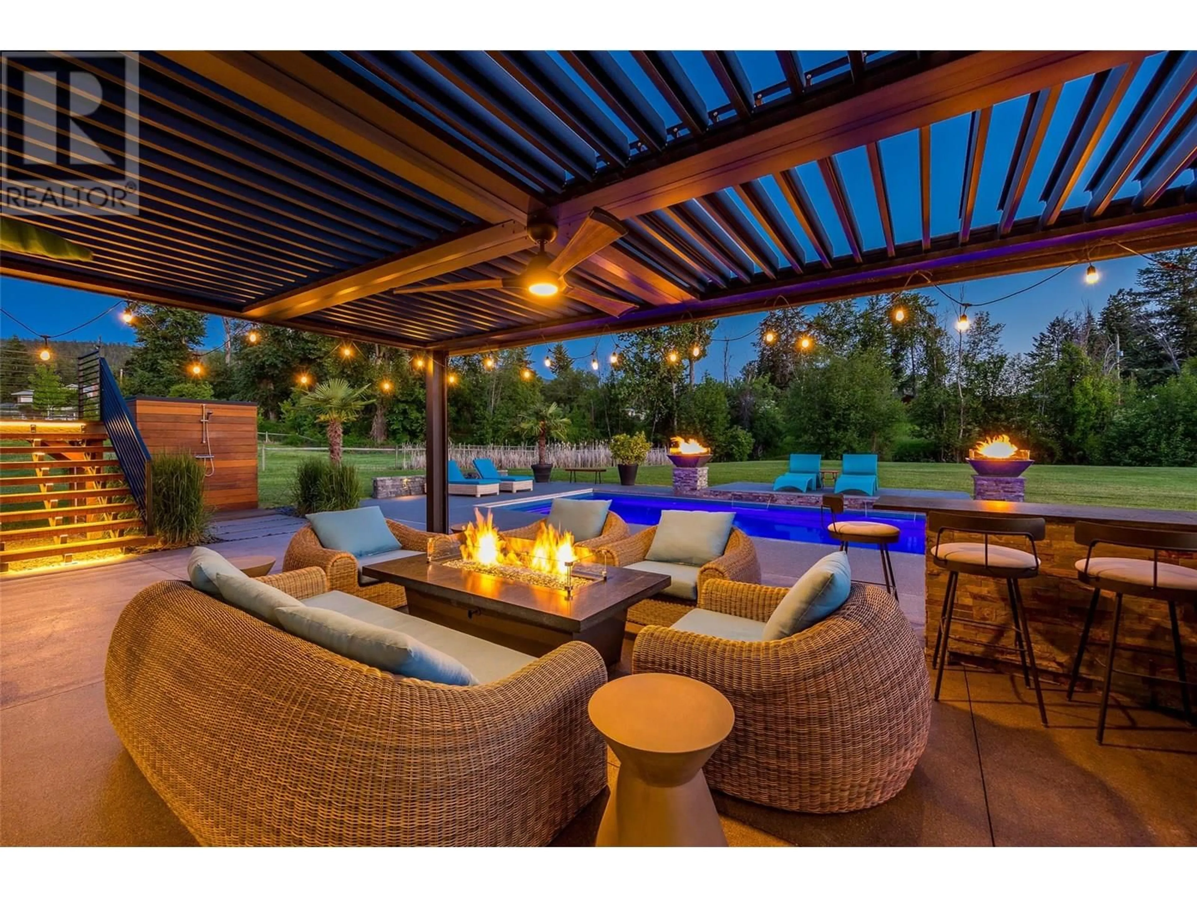 Patio, water/lake/river/ocean view for 4284 JAUD ROAD, Kelowna British Columbia V1W4C5