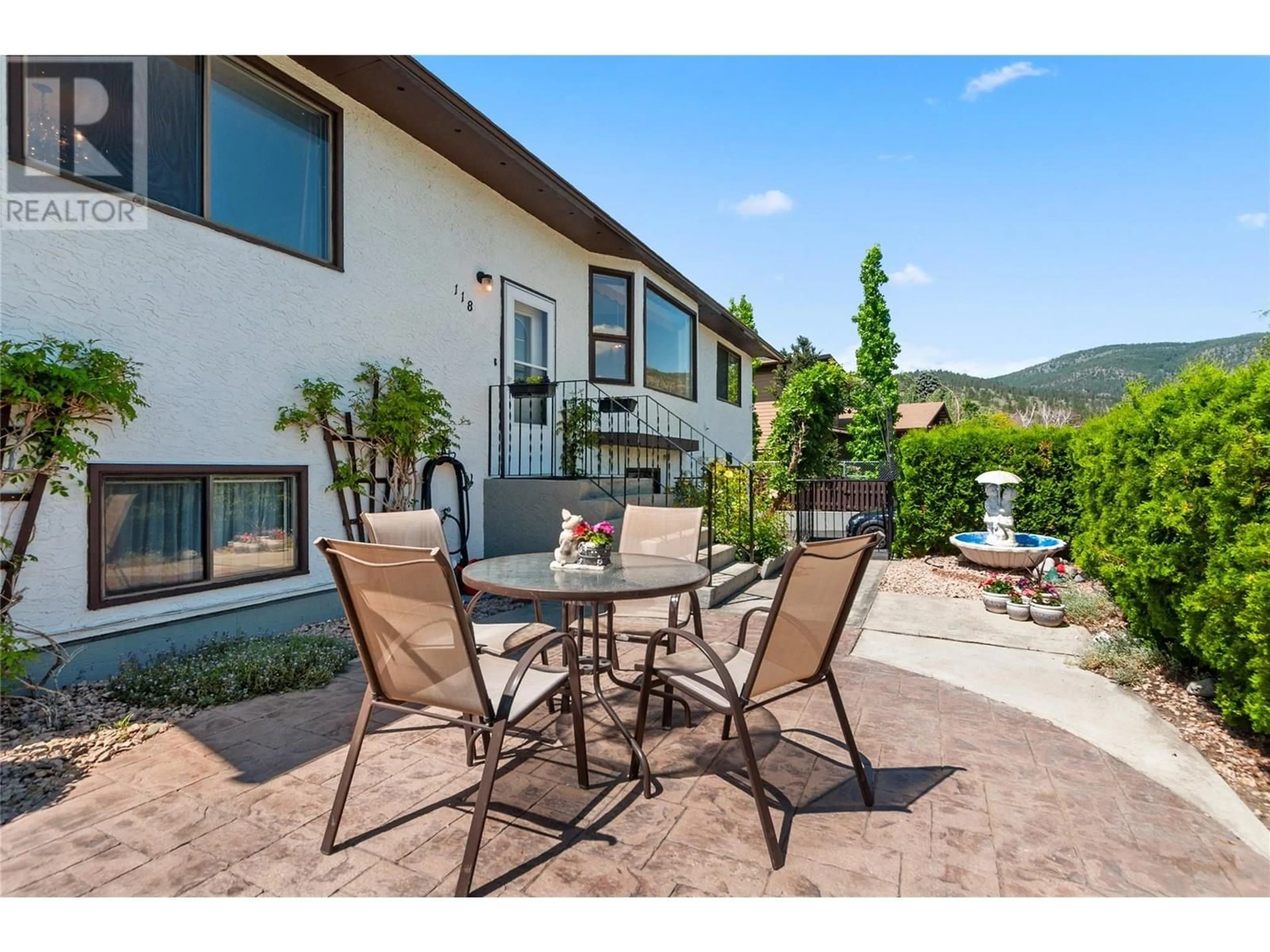 Patio, mountain view for 118 ARLAYNE ROAD, Kaleden British Columbia V0H1K0