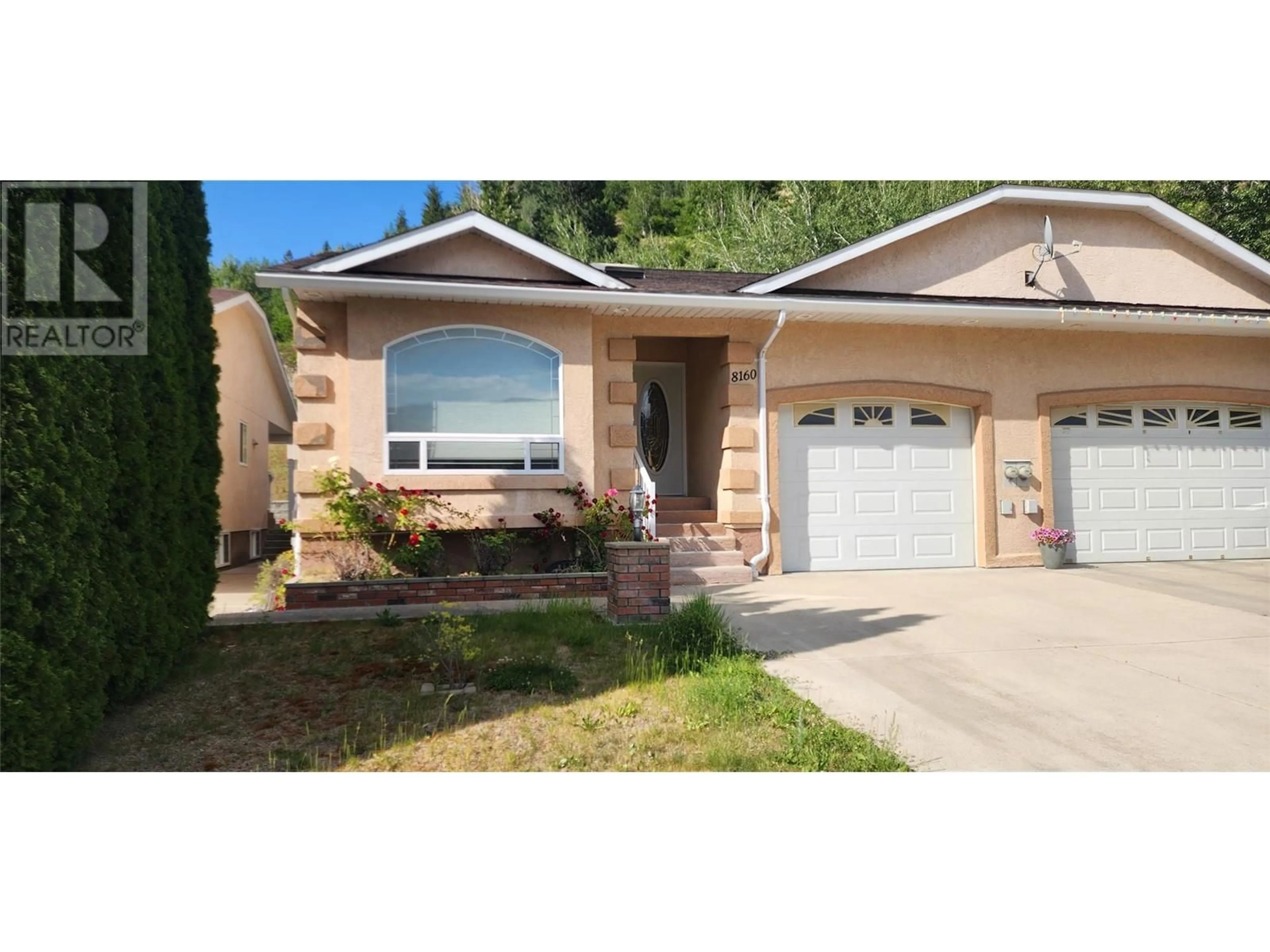 Home with vinyl exterior material, street for 8160 DEVITO DRIVE, Trail British Columbia V1R4W1