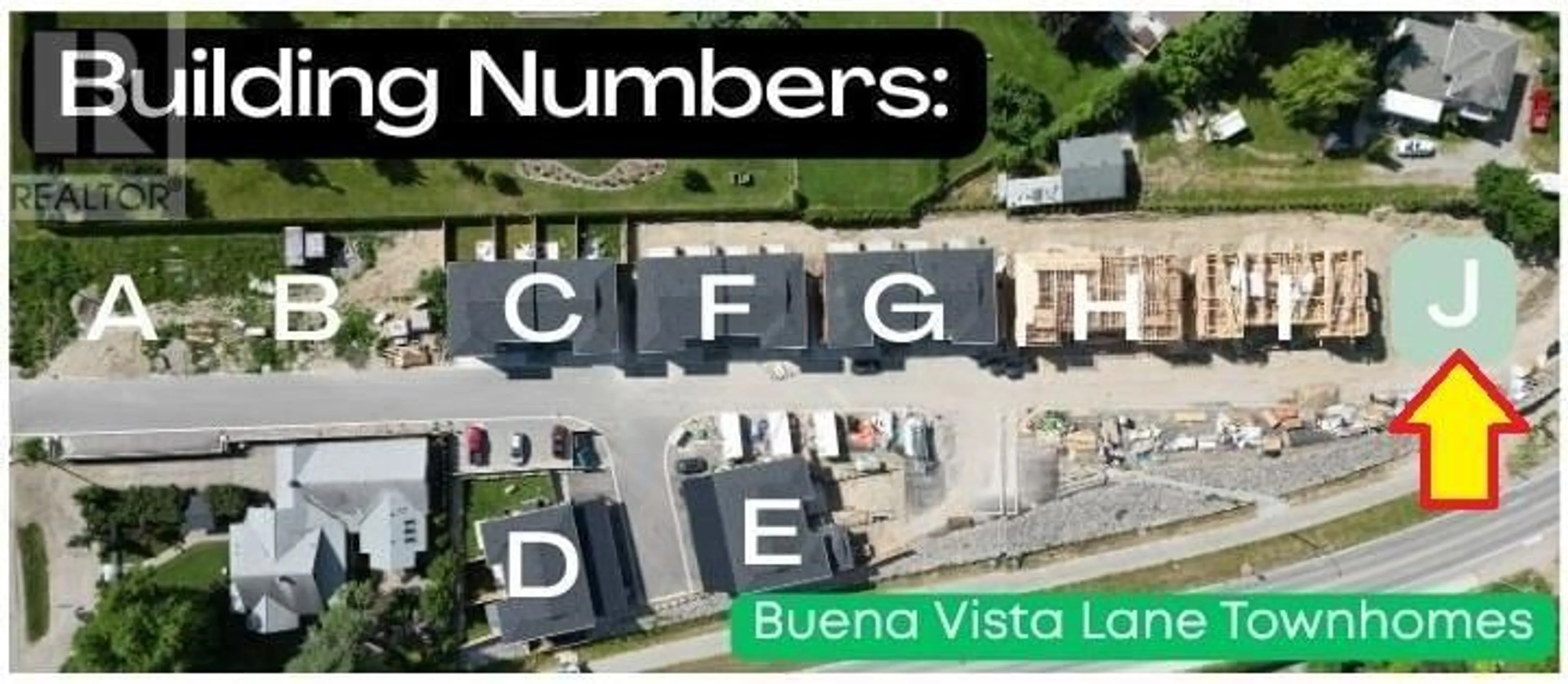 A pic from outside/outdoor area/front of a property/back of a property/a pic from drone, street for 38 - 981 12 STREET SOUTHEAST, Salmon Arm British Columbia V1E2C8