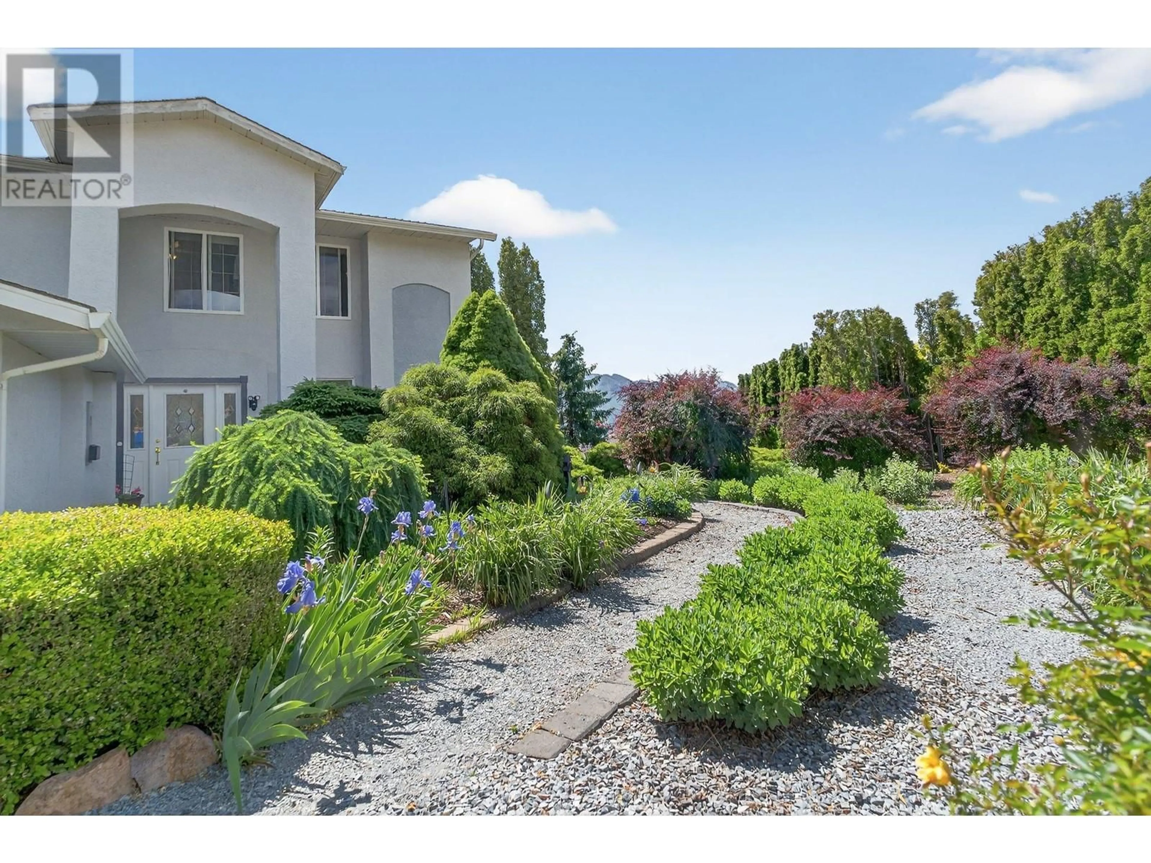 A pic from outside/outdoor area/front of a property/back of a property/a pic from drone, unknown for 3219 SAGEBRUSH COURT, West Kelowna British Columbia V4T2G6