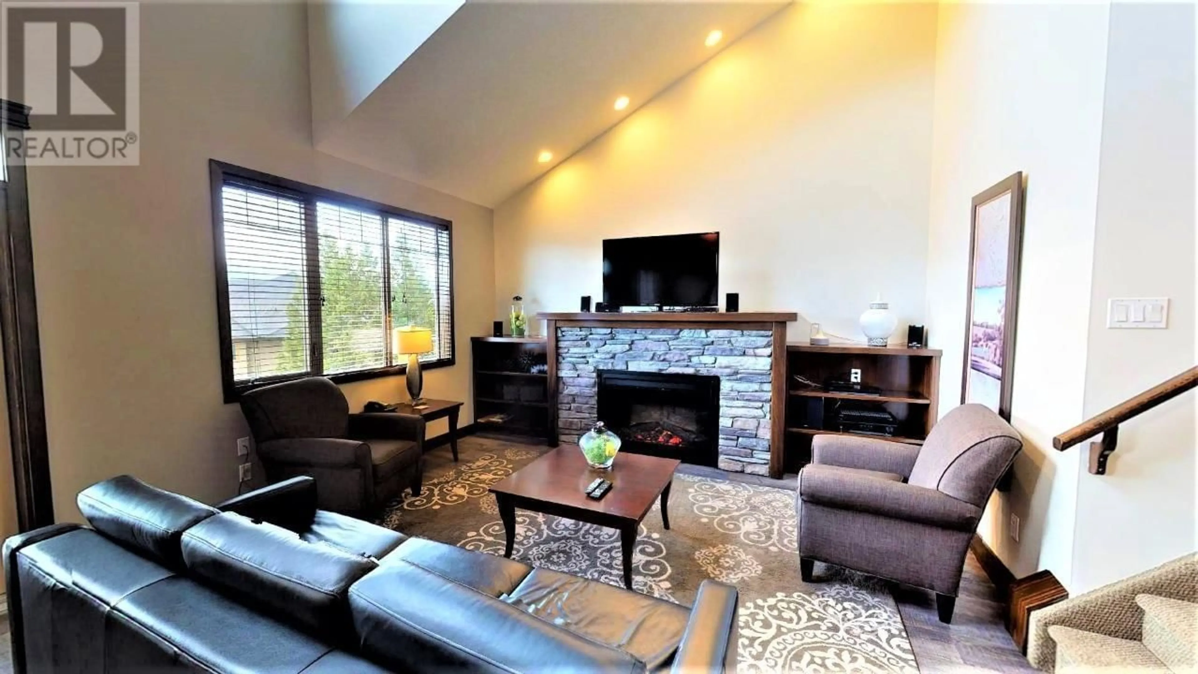 Living room with furniture, unknown for 734 B - 700 BIGHORN BOULEVARD, Radium Hot Springs British Columbia V0A1M0