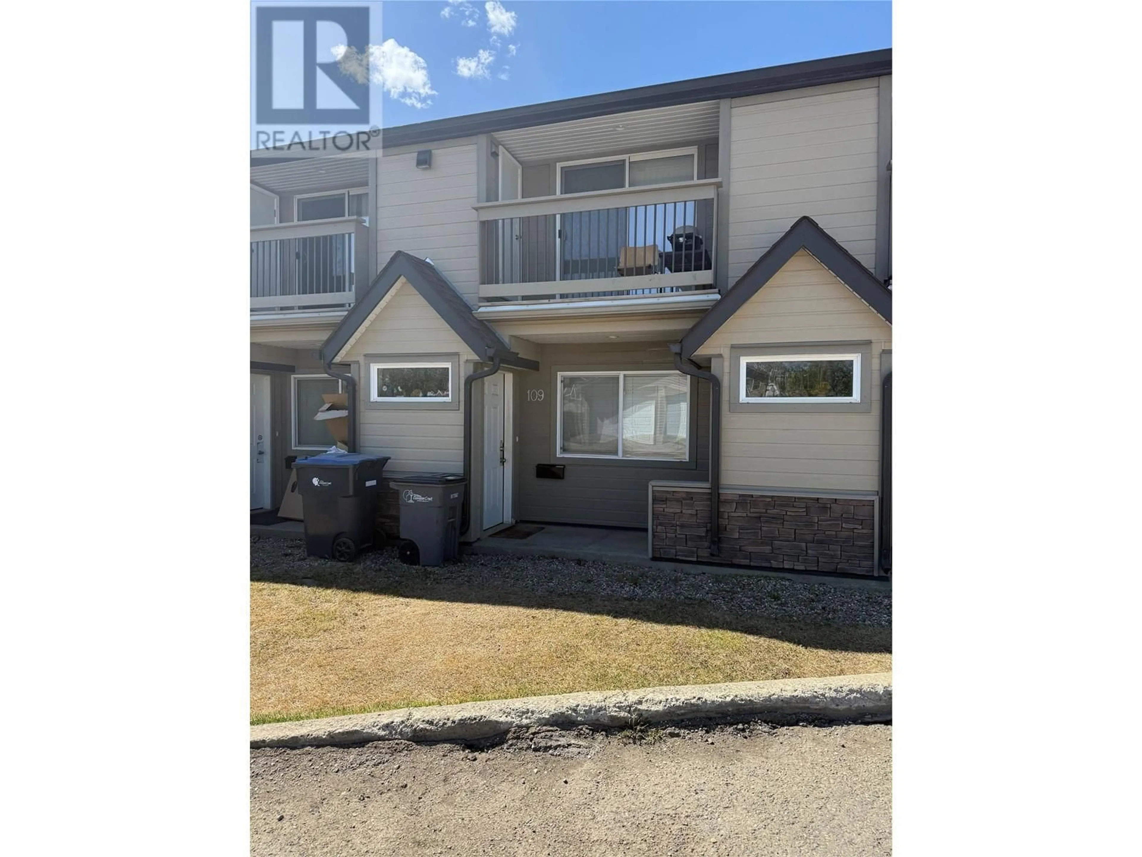 A pic from outside/outdoor area/front of a property/back of a property/a pic from drone, street for 109 - 806 105 AVENUE, Dawson Creek British Columbia V1G2K7