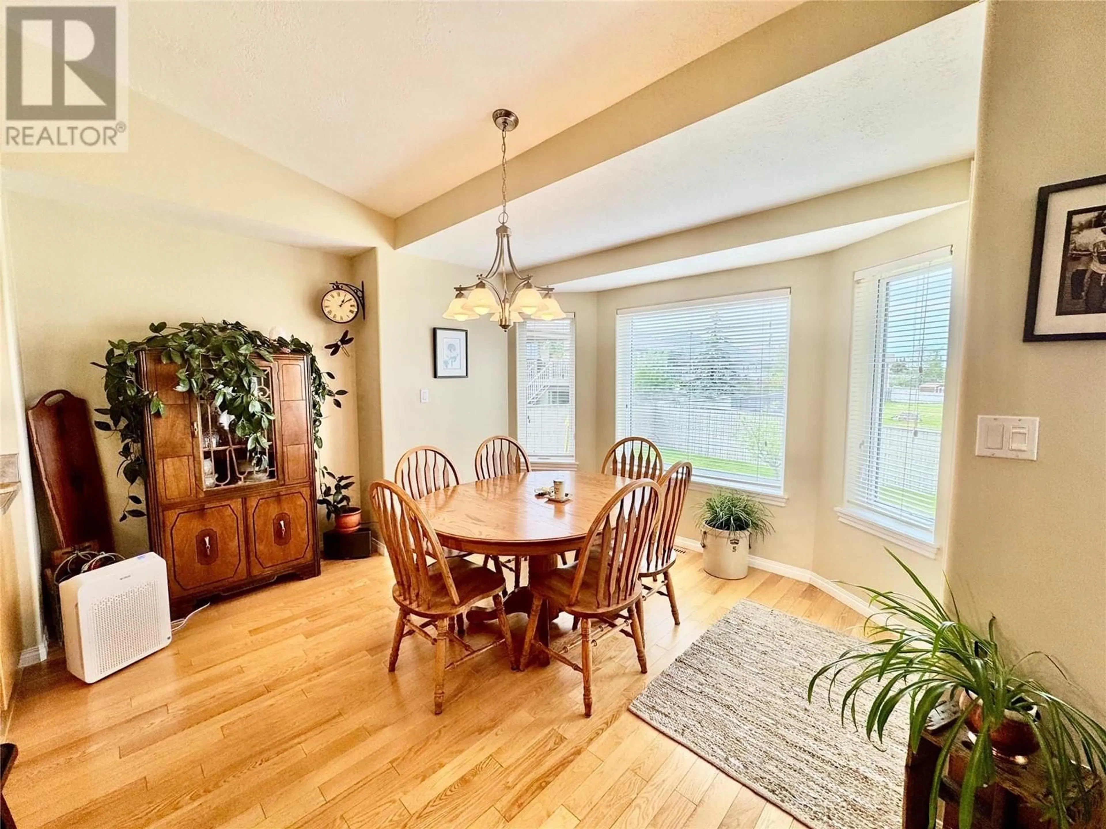Dining room, wood/laminate floor for 10916 TURGEON DRIVE, Dawson Creek British Columbia V1G2W8