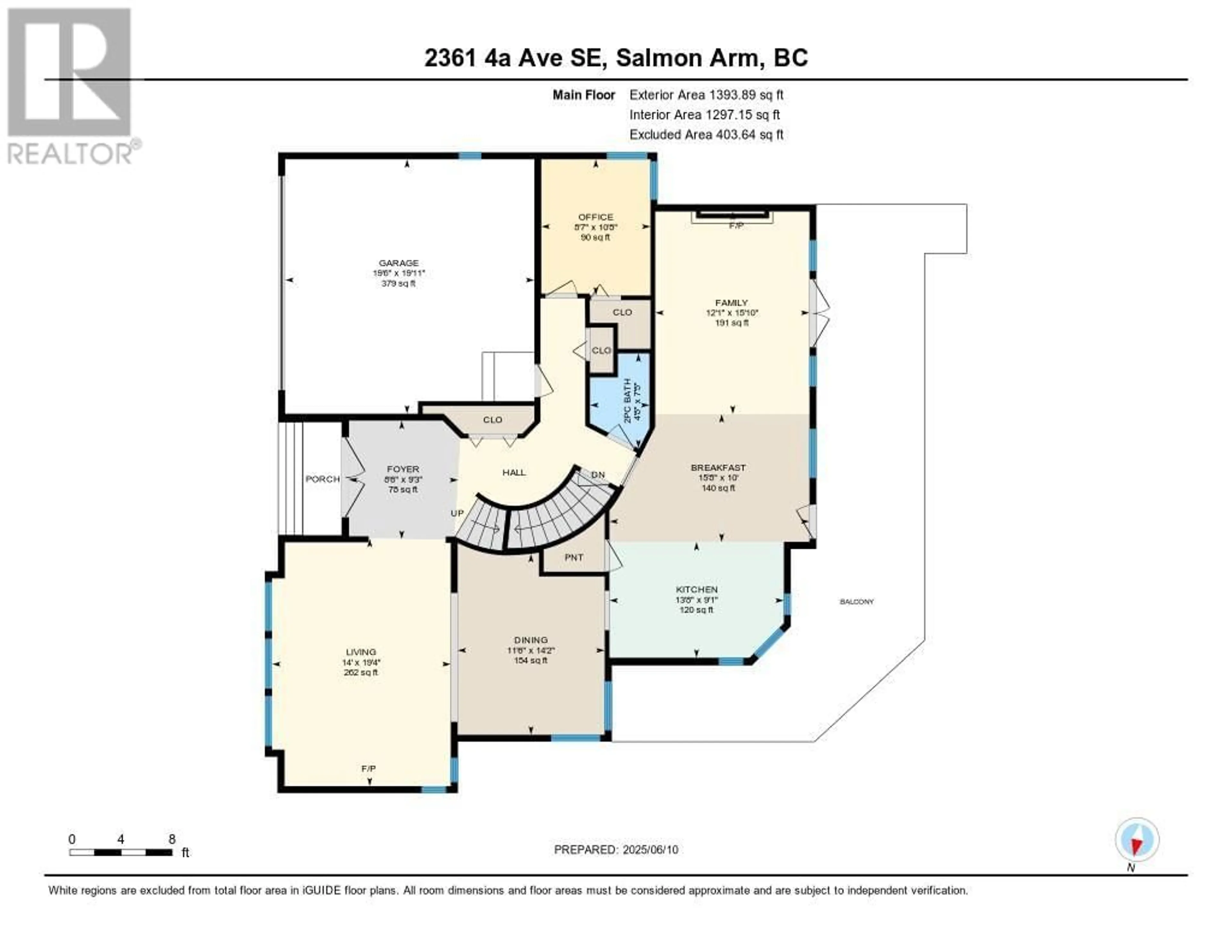 Floor plan for 2361 4A AVENUE SOUTHEAST, Salmon Arm British Columbia V1E1K6