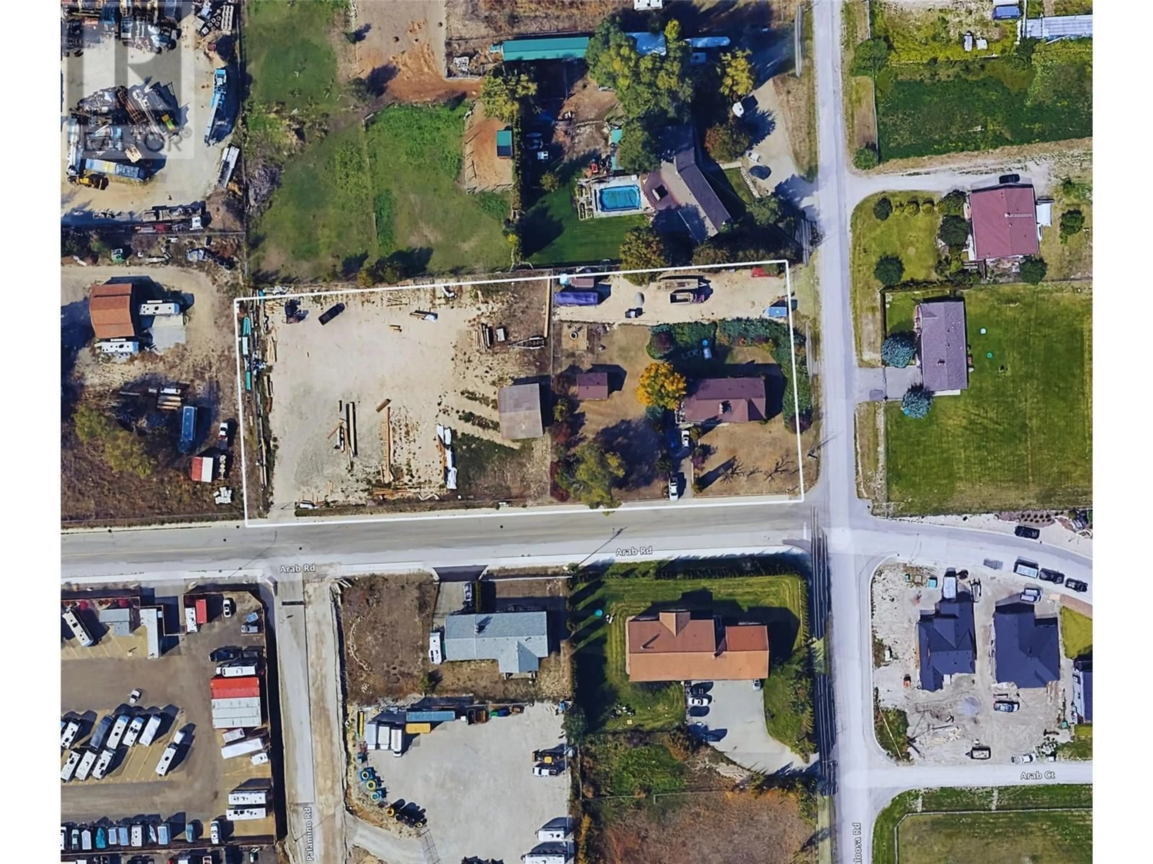 A pic from outside/outdoor area/front of a property/back of a property/a pic from drone, street for 210 ARAB ROAD, Kelowna British Columbia V1V2G8
