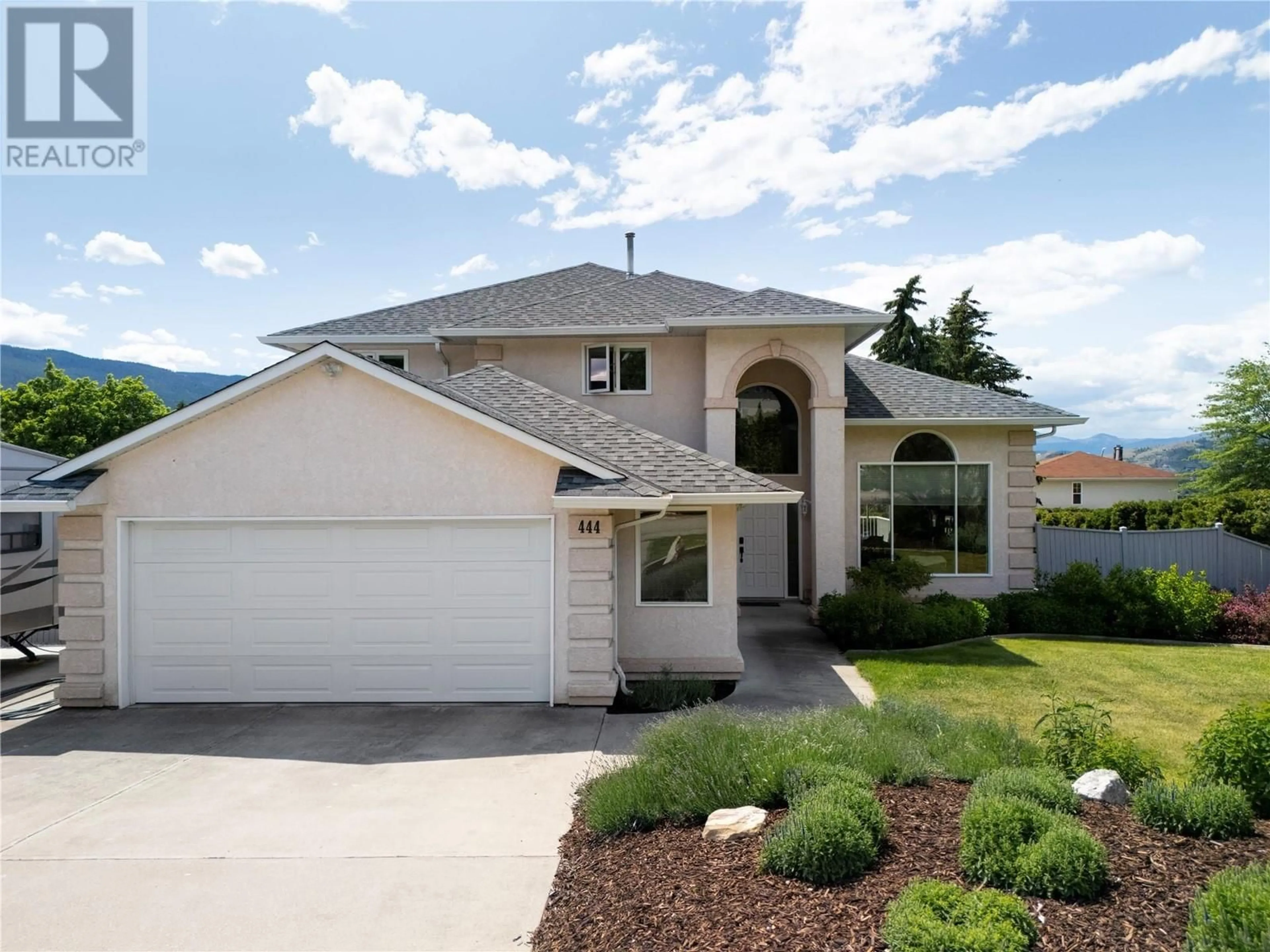 Home with vinyl exterior material, mountain view for 444 ROCKLAND DRIVE, Coldstream British Columbia V1B2X5