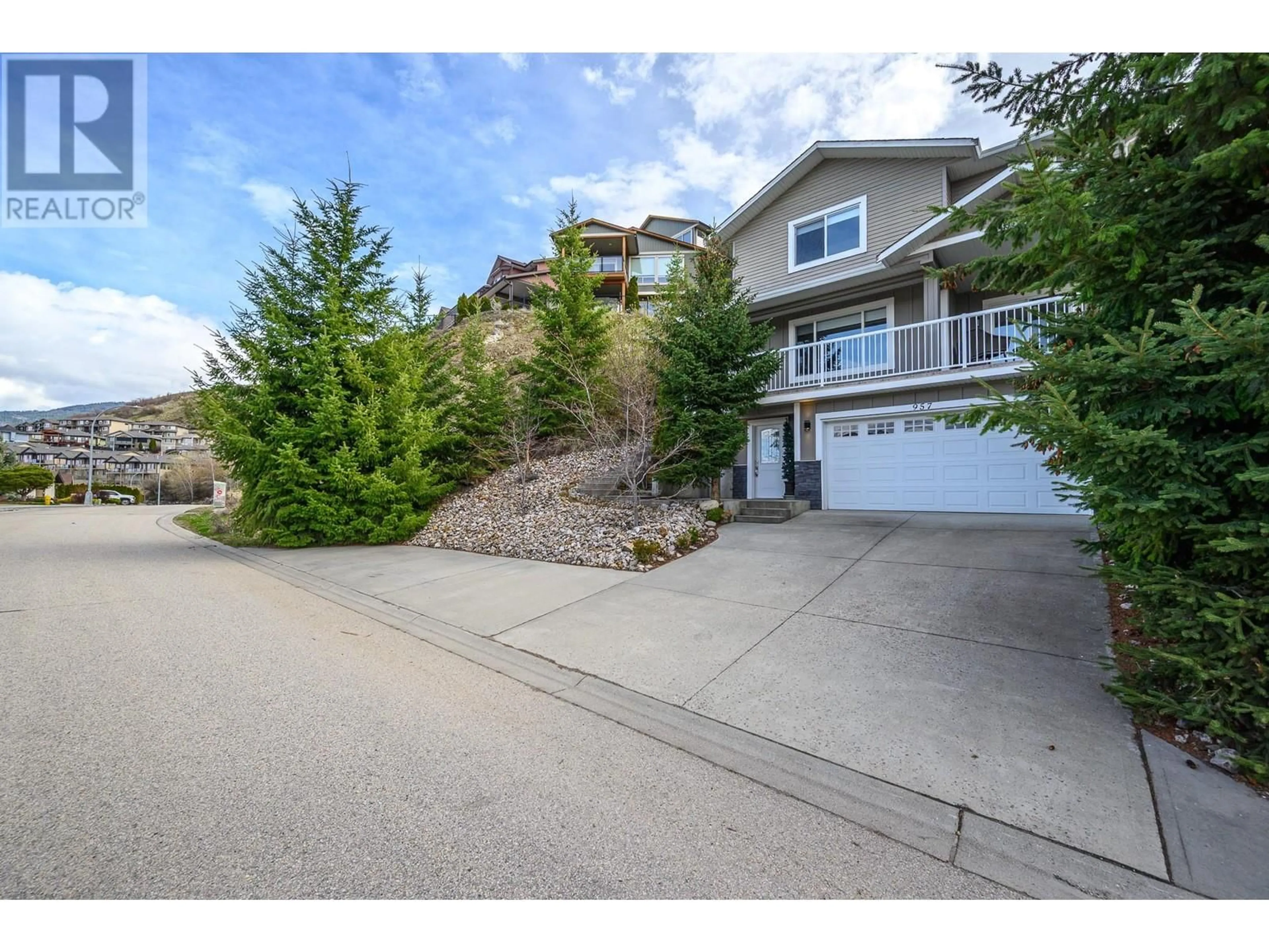 A pic from outside/outdoor area/front of a property/back of a property/a pic from drone, street for 957 MT. GRADY ROAD, Vernon British Columbia V1B4B5