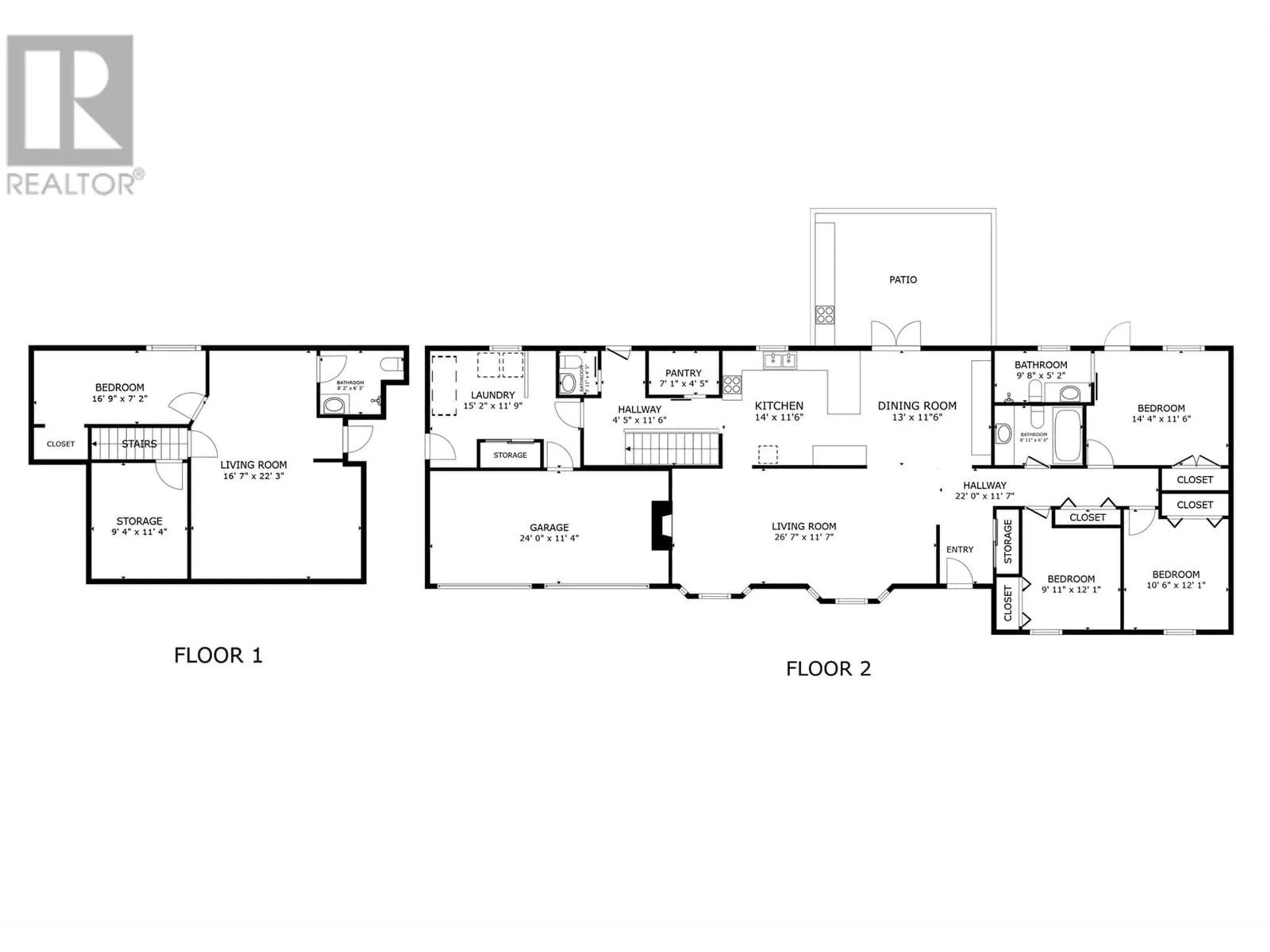 Floor plan for 1510 APPLERIDGE ROAD, Kelowna British Columbia V1W3A5