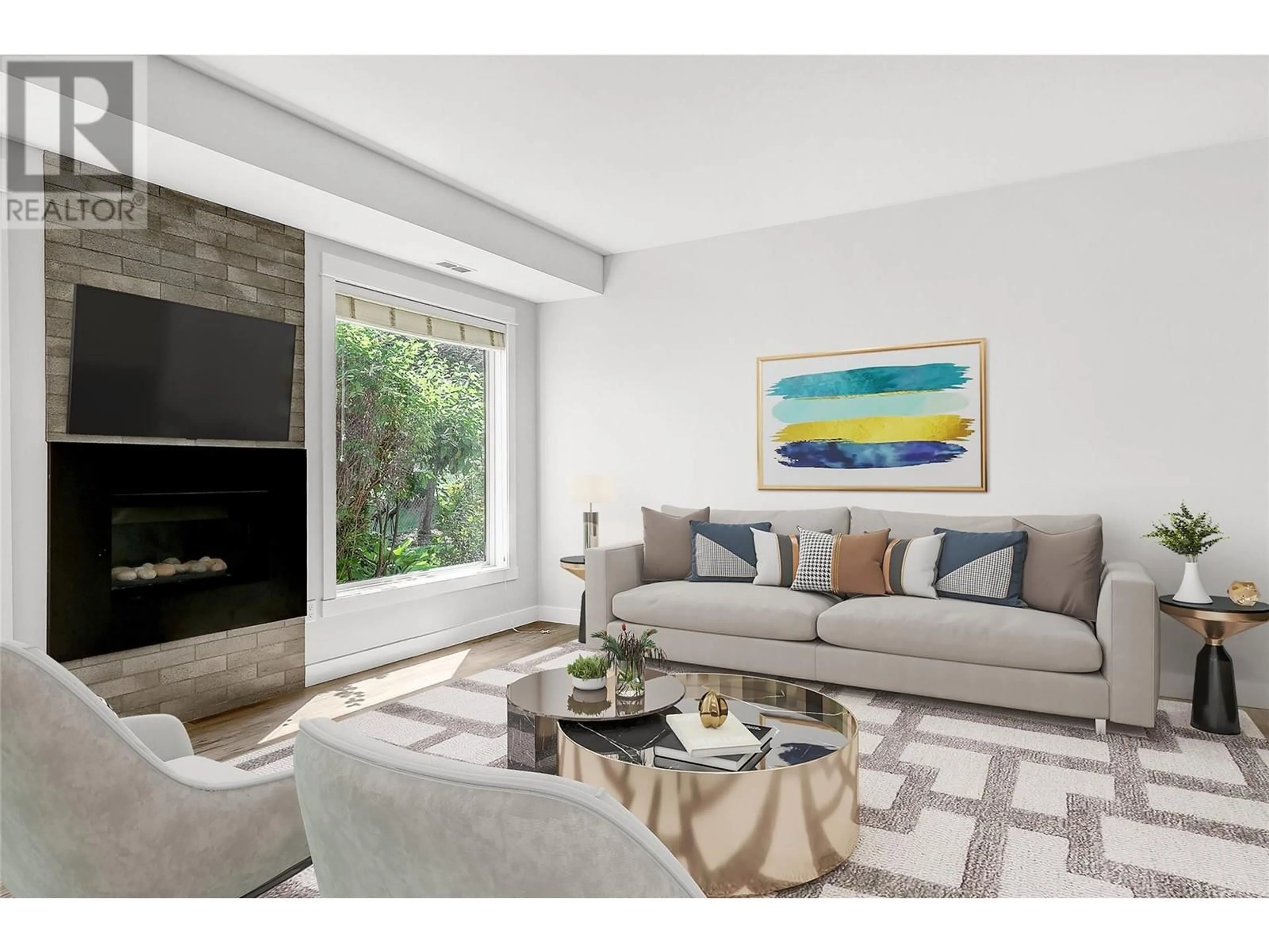 Living room with furniture, unknown for 503 - 3350 WOODSDALE ROAD, Lake Country British Columbia V4V2R7
