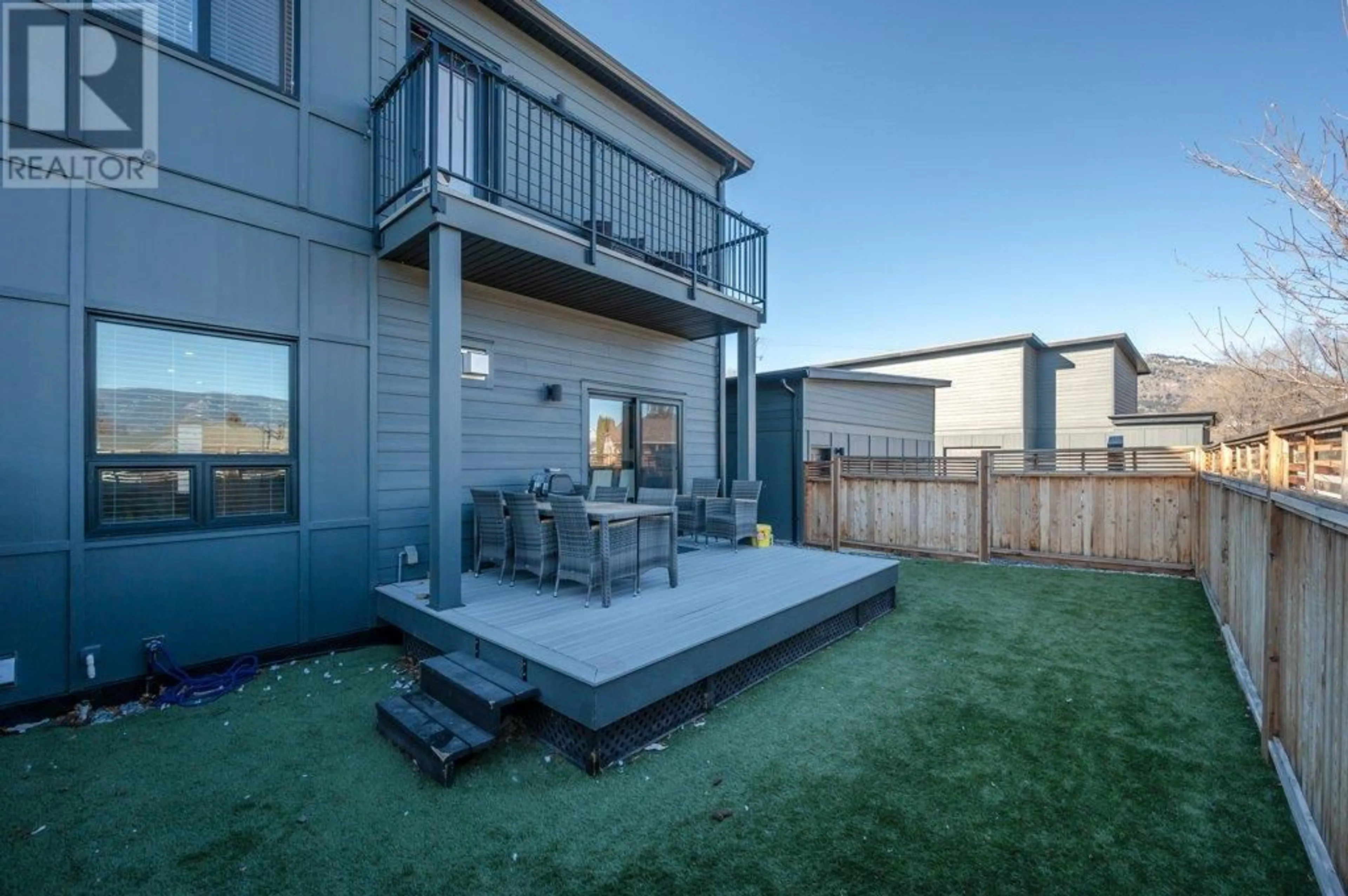 Patio, mountain view for 102 - 5011 TOWGOOD PLACE, Summerland British Columbia V0H1Z9