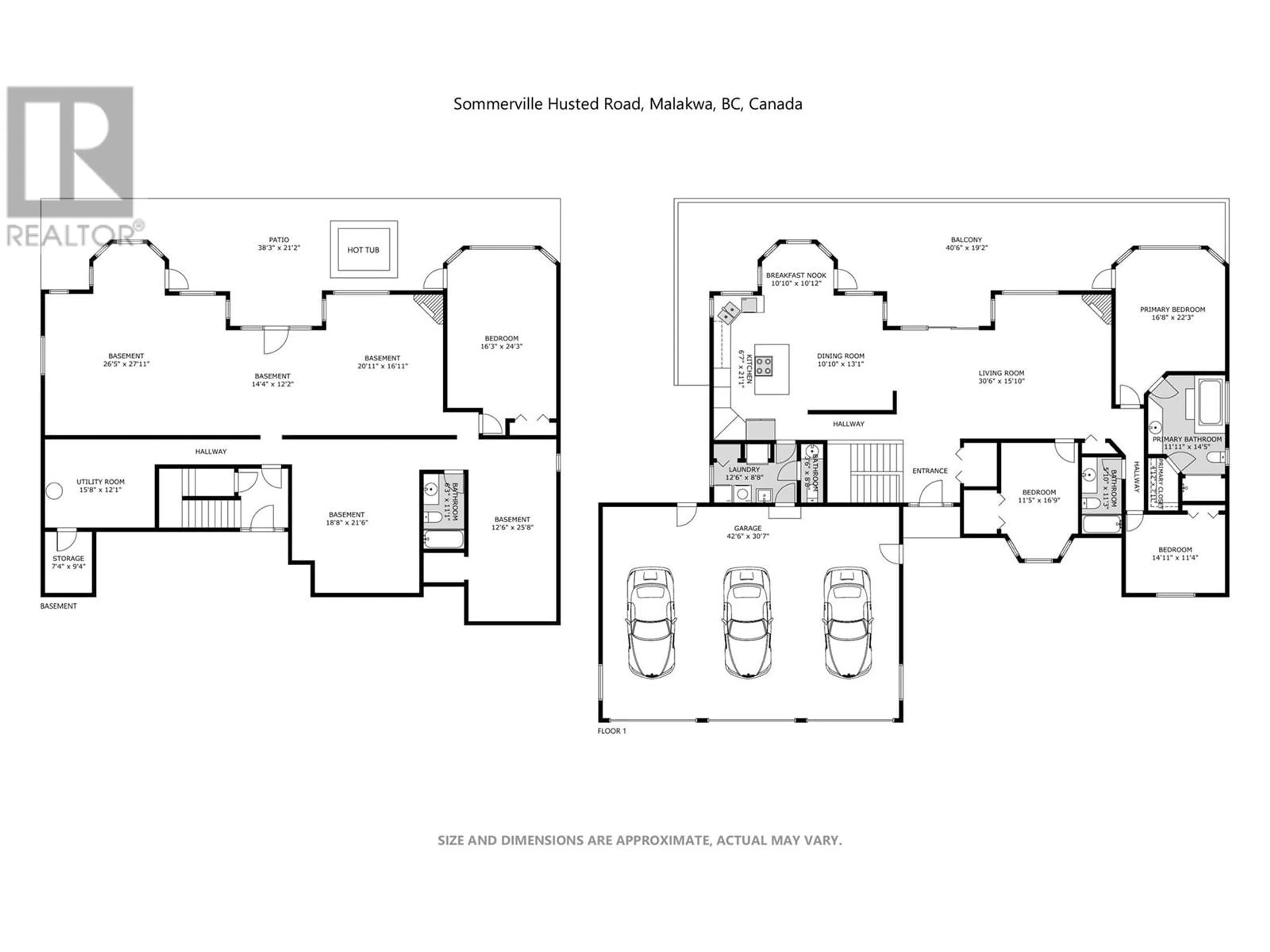 Floor plan for 3850 SOMMERVILLE - HUSTED ROAD, Malakwa British Columbia V0E2J0