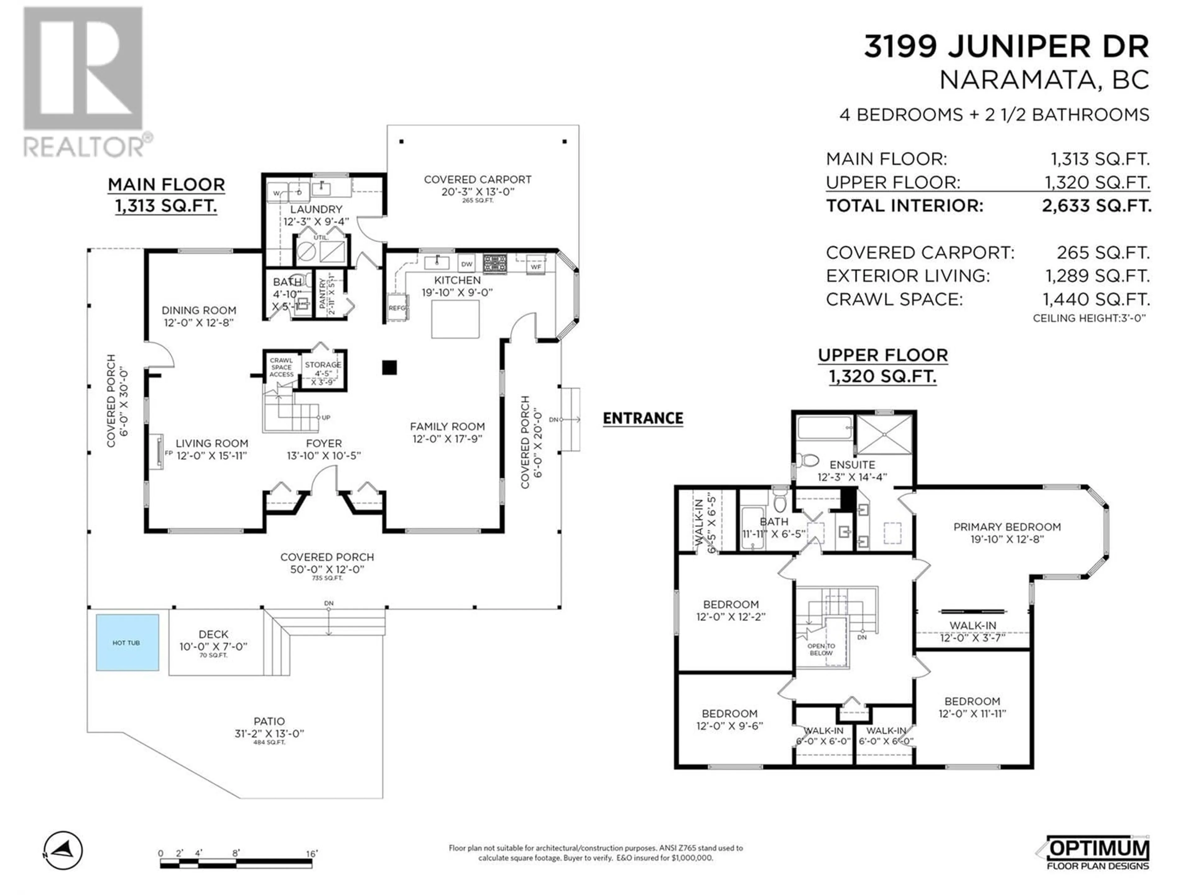 Floor plan for 3199 JUNIPER DRIVE, Naramata British Columbia V0H1N1