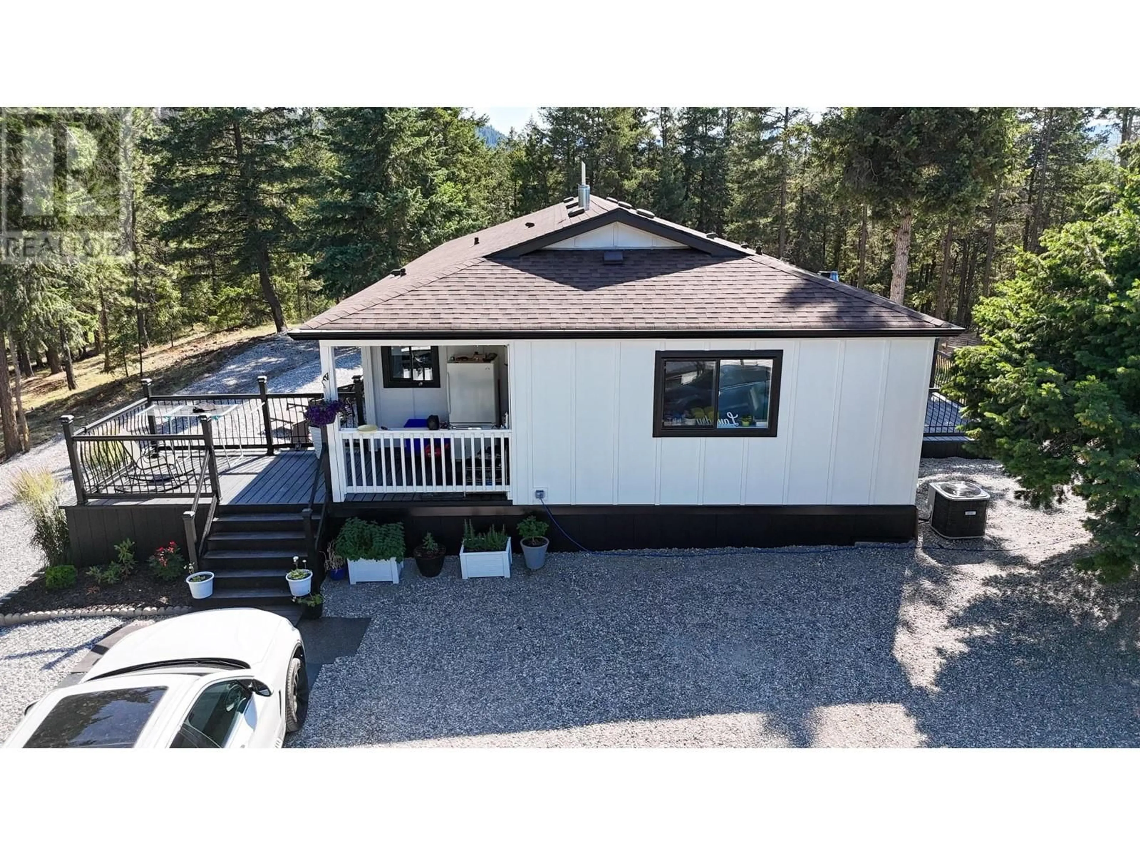 A pic from outside/outdoor area/front of a property/back of a property/a pic from drone, unknown for 338 HOWARDS ROAD, Vernon British Columbia V1T6Y5