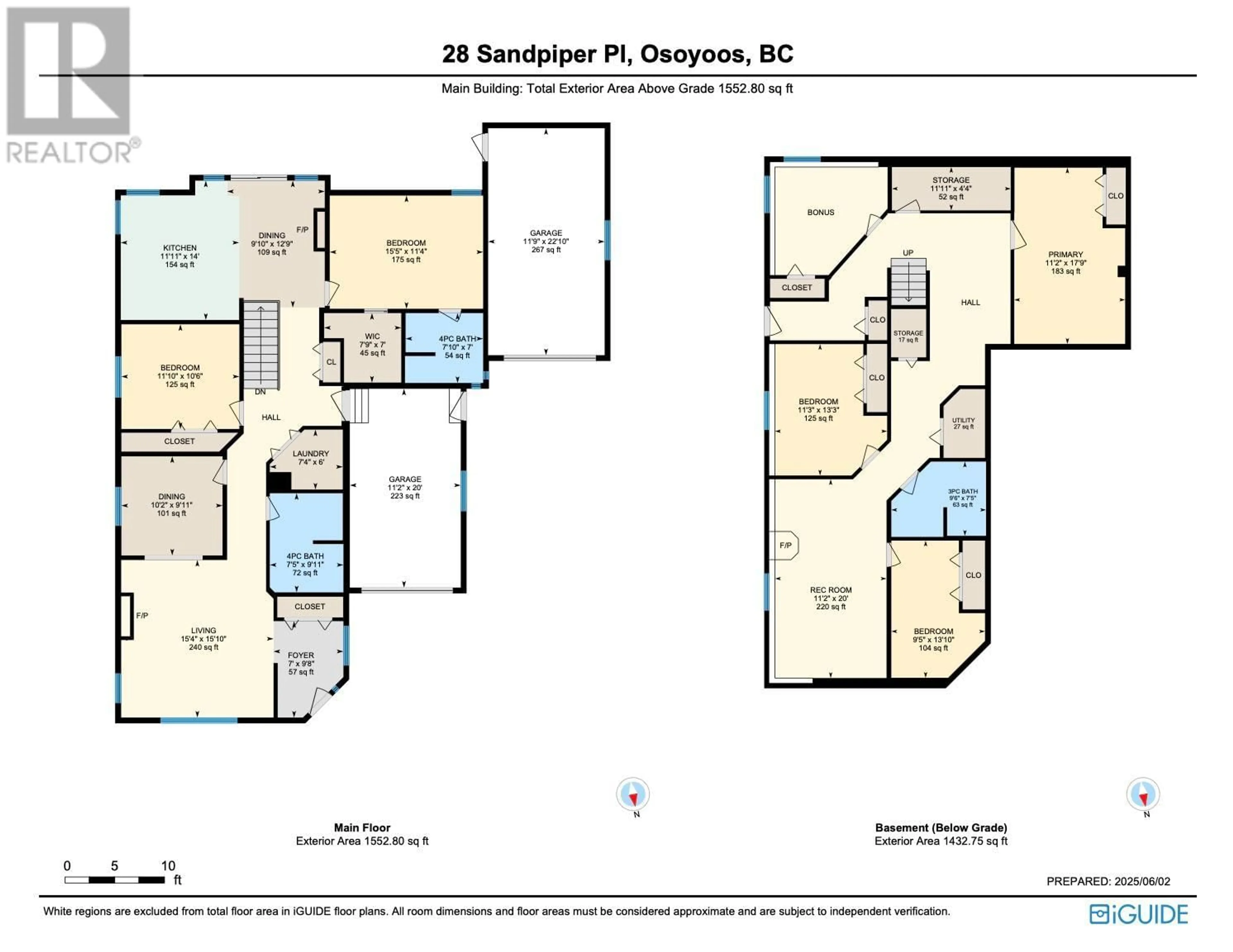 Floor plan for 28 SANDPIPER PLACE, Osoyoos British Columbia V0H1V5