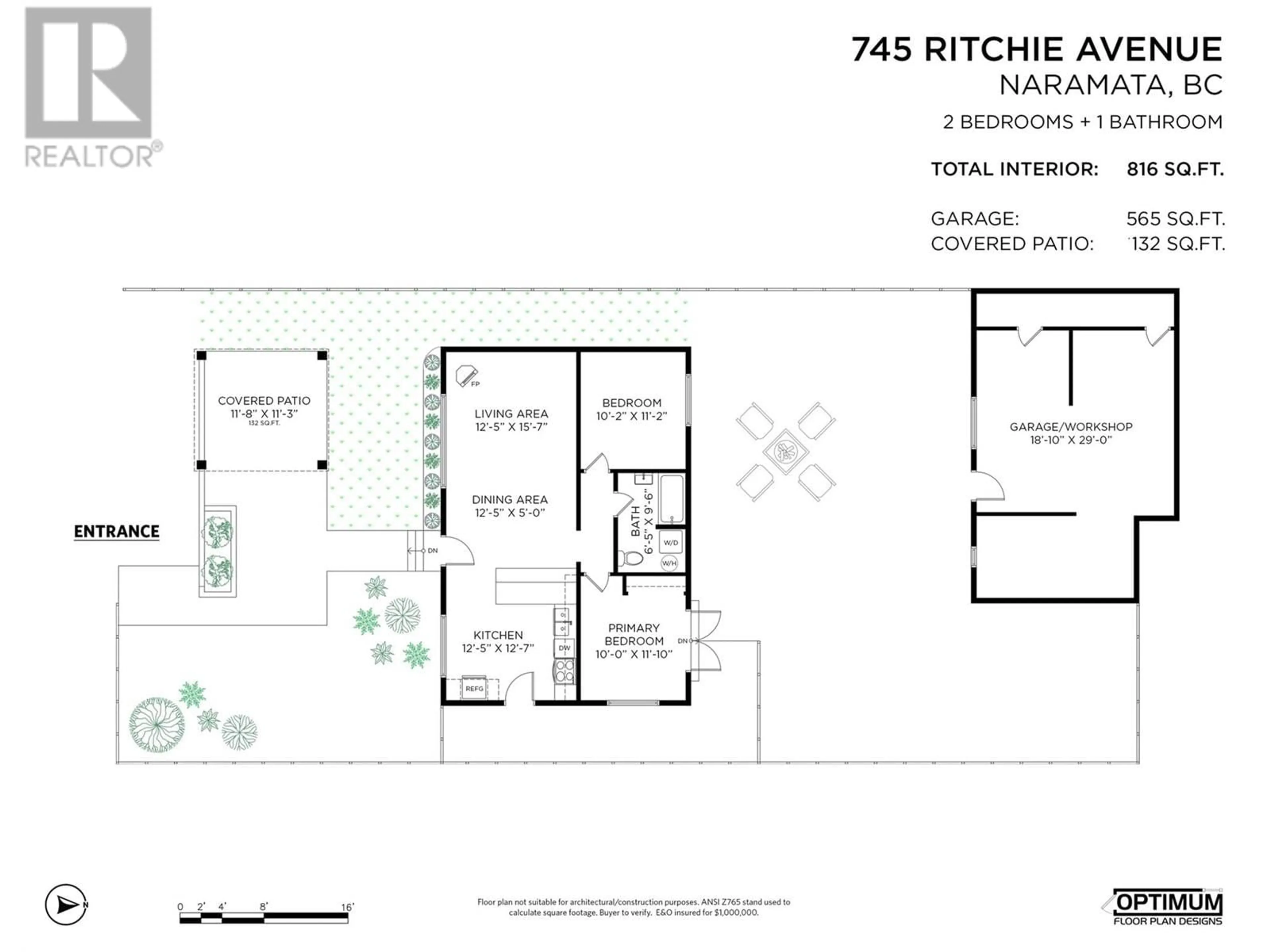 Floor plan for 745 RITCHIE AVENUE, Naramata British Columbia V0H1N0