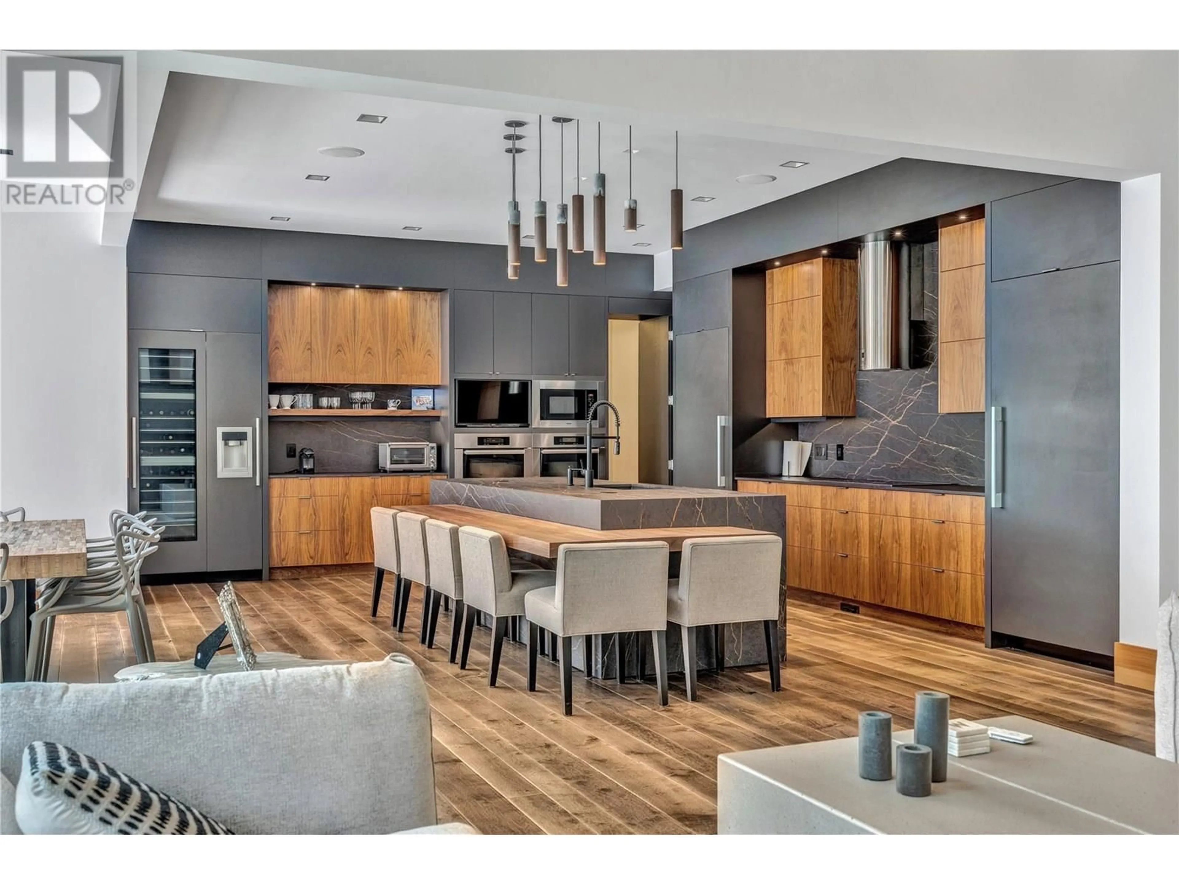 Open concept kitchen, wood/laminate floor for 2463 WHITWORTH ROAD, West Kelowna British Columbia V4T2K5