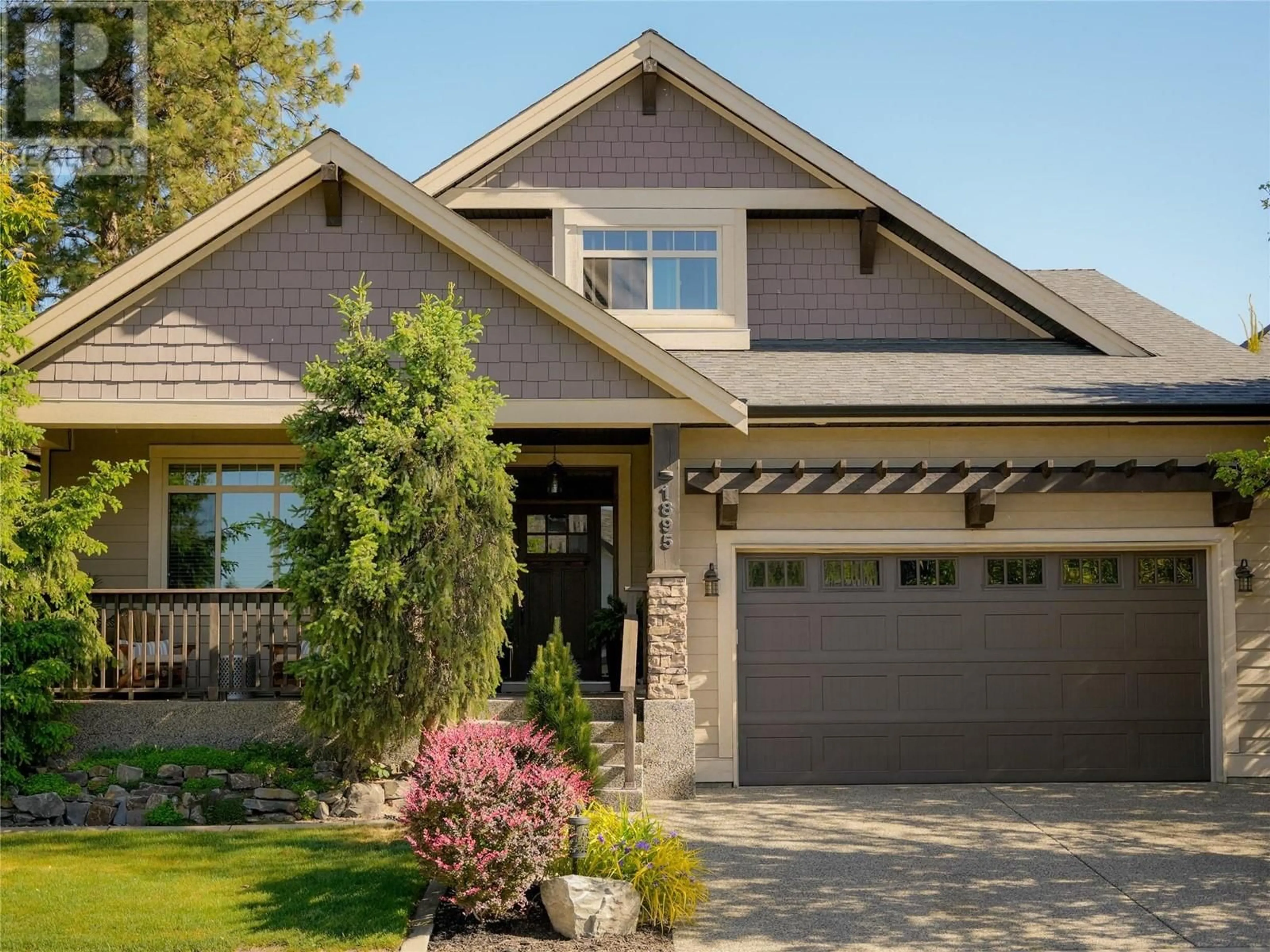 Home with brick exterior material, street for 1895 HIDDEN LAKE PLACE, Kelowna British Columbia V1V2W8