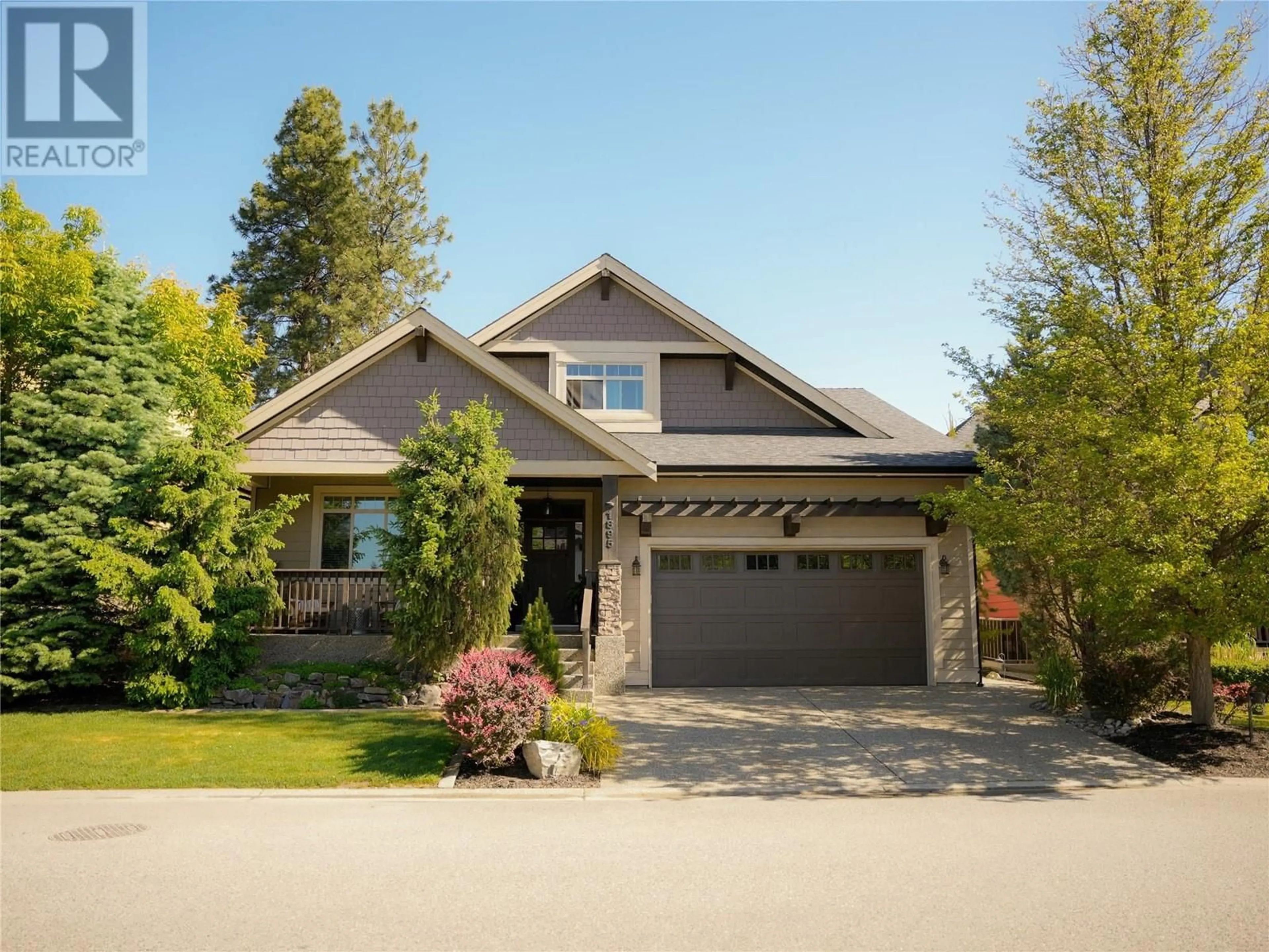 Home with brick exterior material, street for 1895 HIDDEN LAKE PLACE, Kelowna British Columbia V1V2W8